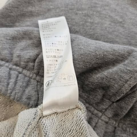 CELINE 2022SS Logo Embroidery Sweat Shorts 2Z063670Q.09GB Size M セリーヌ ロゴ刺繍 スウェットショーツ サイズM