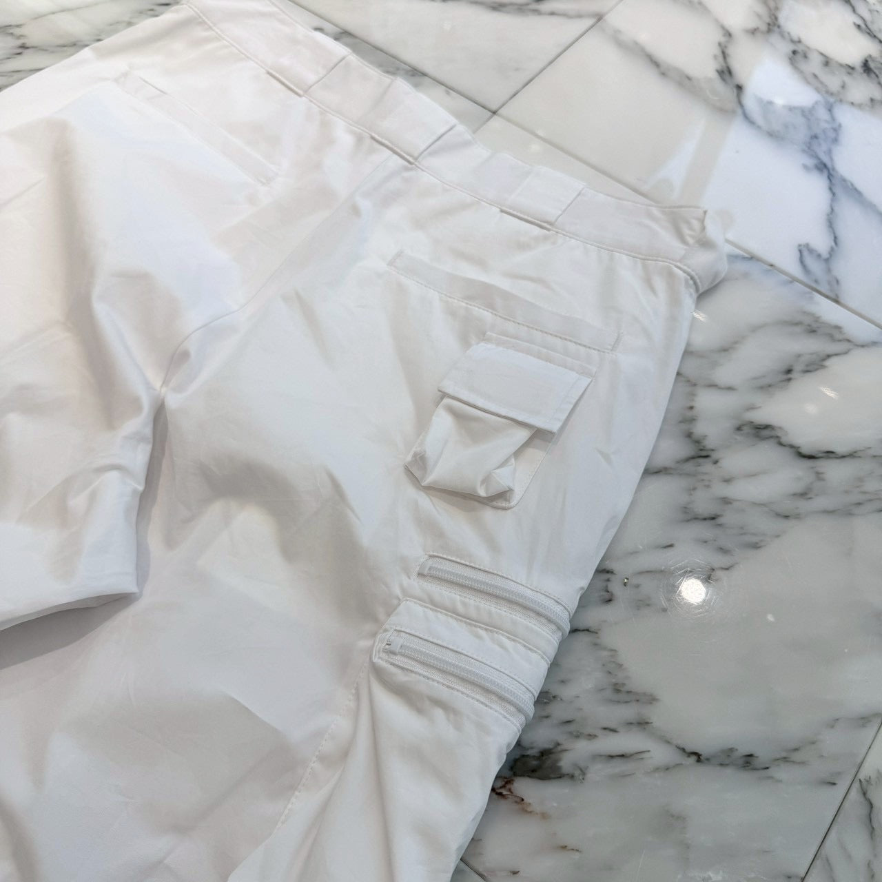 PRADA 2023SS Triangle Logo Plate Multi Pocket Cargo Pants SPH392 S000 1XV2 Size S プラダ トライアングル ロゴプレート マルチポケット カーゴパンツ サイズS