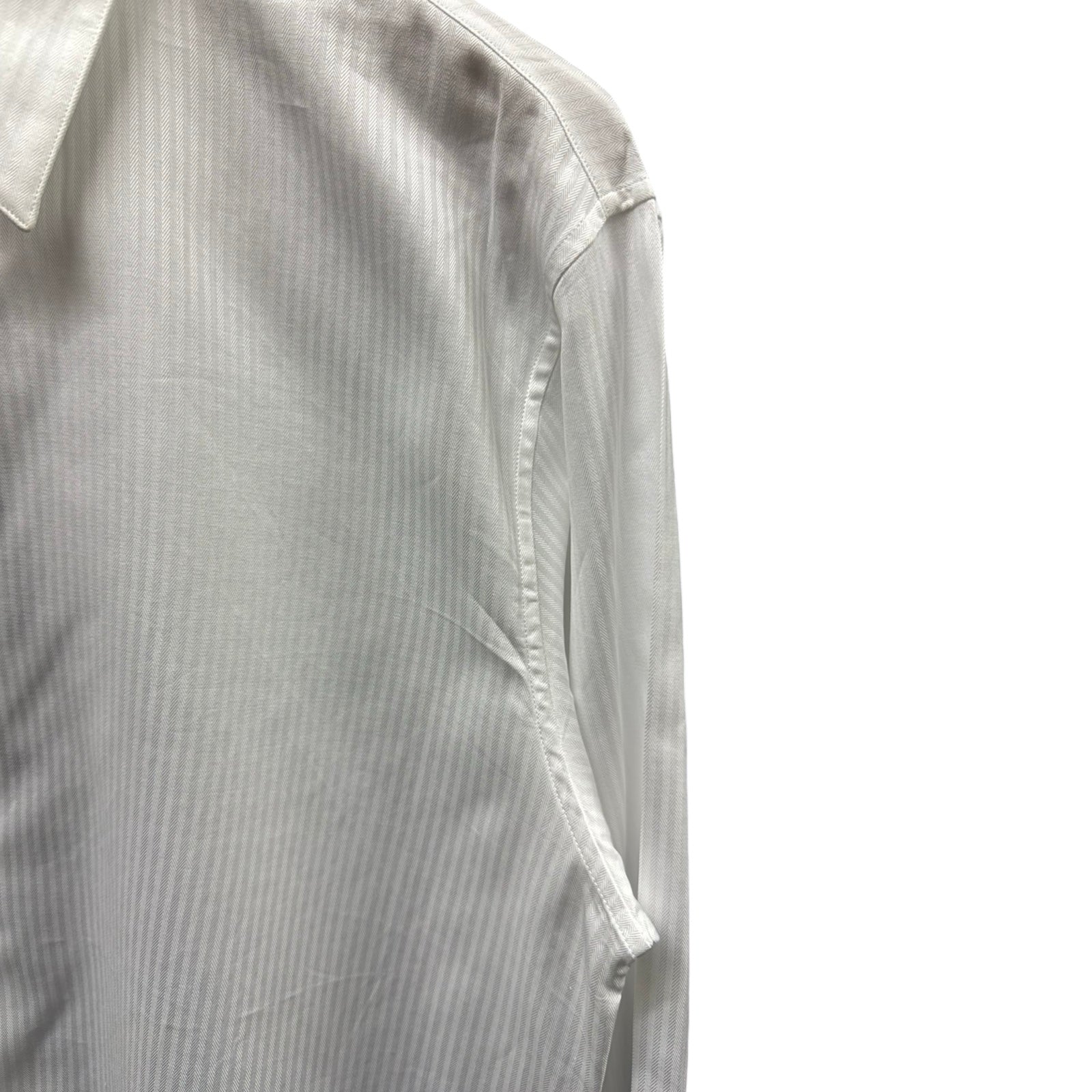 DIOR Striped Cotton Dress Shirt 933C535A4585 Size 39