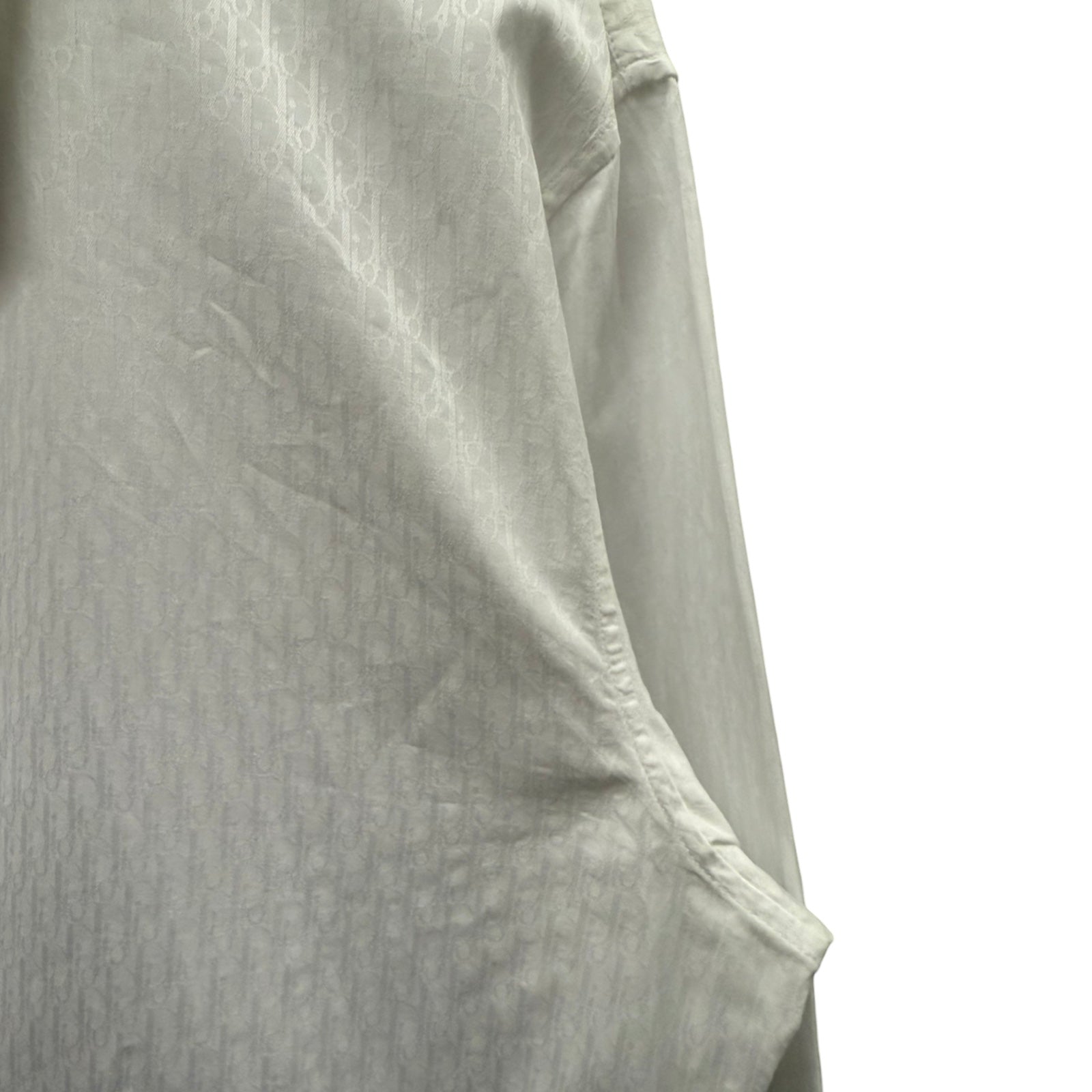 DIOR Oblique Cotton Jacquard Dress Shirt 013C502A4743_C080 Size 40