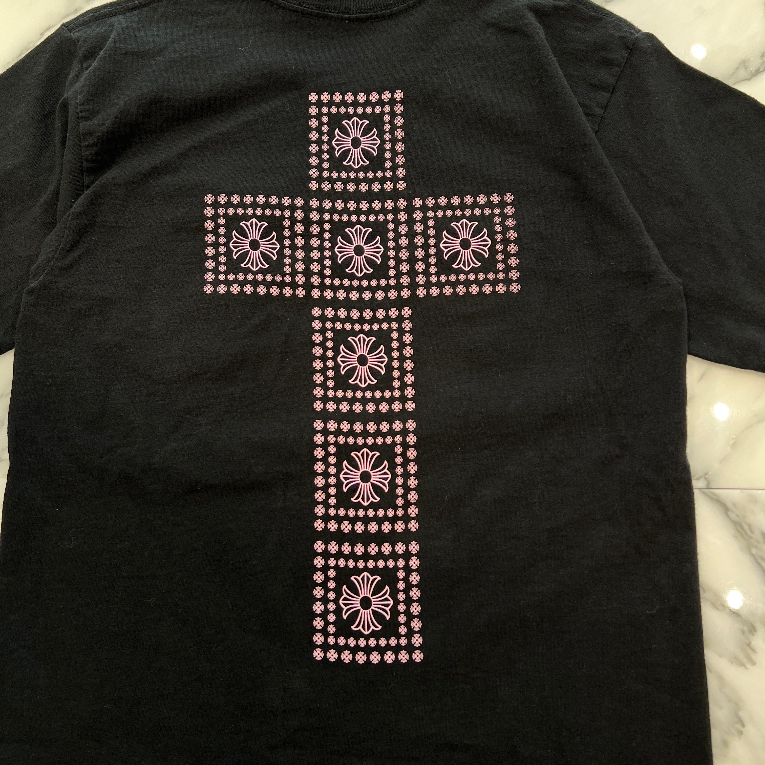CHROME HEARTS CH Plus Block Cross Tee Size M クロムハーツ CHクロス ブロッククロスTシャツ サイズM