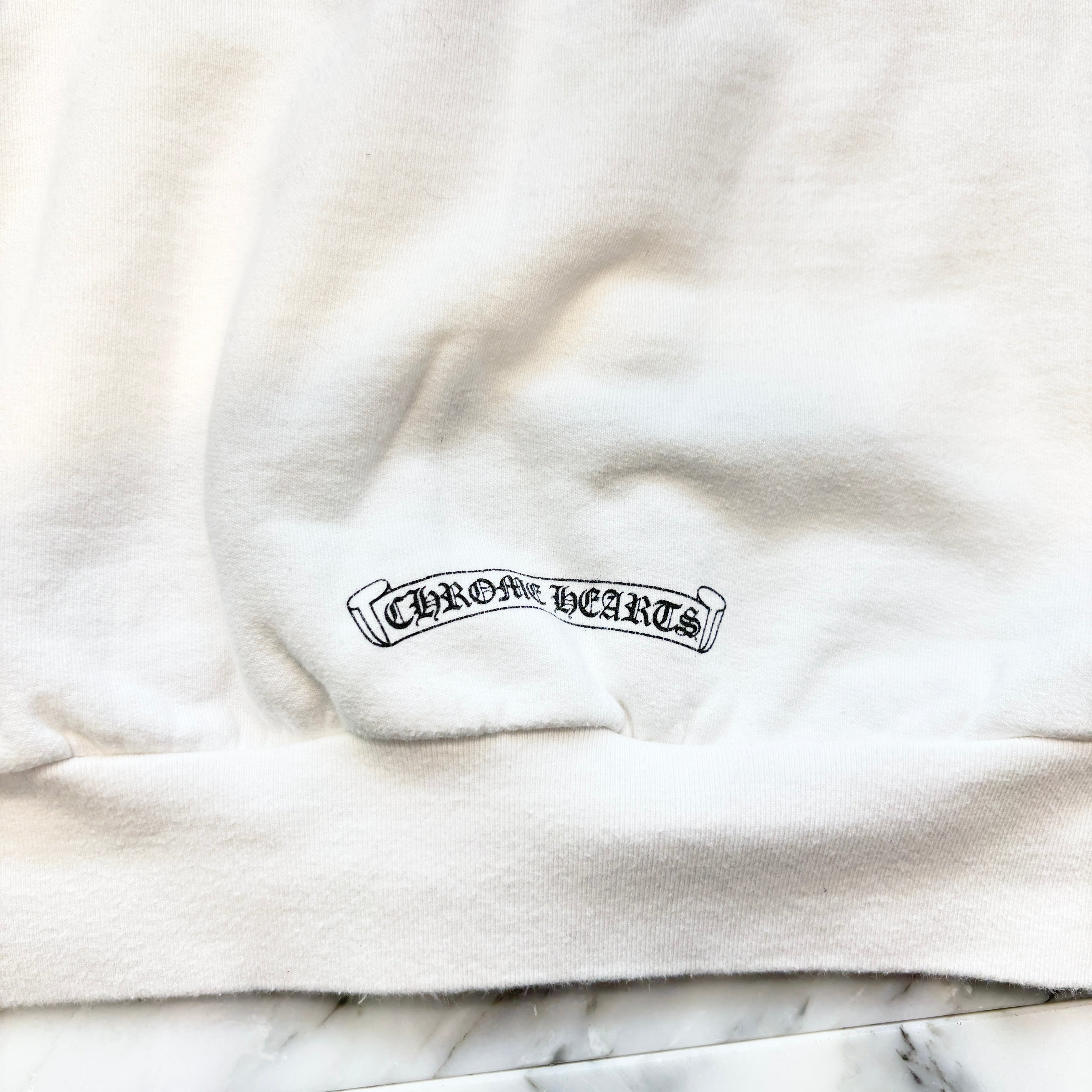 CHROME HEARTS Back Arch USA Logo Zip Up Hoodie Size L クロムハーツ バックアーチ USAロゴ ジップアップフーディーサイズL