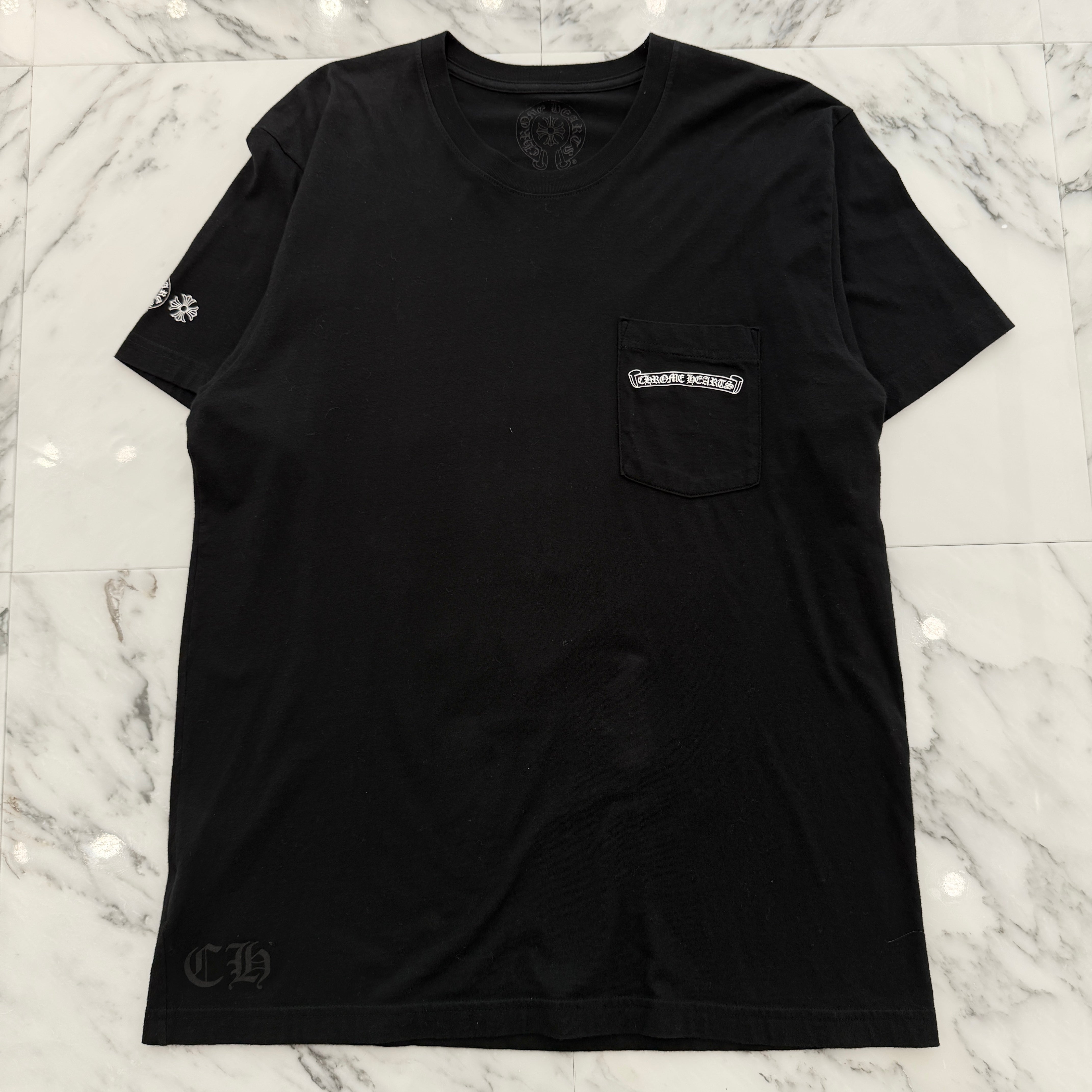 Chrome Hearts クロムハーツ Eye Chart Dagger ダガー Tシャツ CHROME HEARTS Dagger Eye Chart Tee Size L クロムハーツ