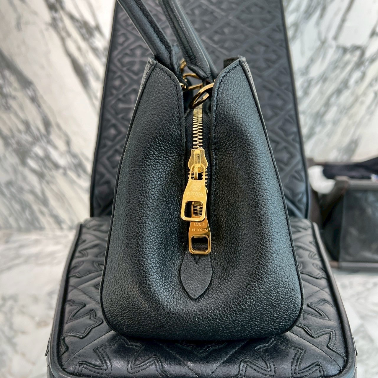 LOUIS VUITTON Monogram Empreinte MONTAIGNE BB Hand Bag M41053 ルイヴィトン モノグラムアンプラント モンテーニュ BB ハンドバッグ