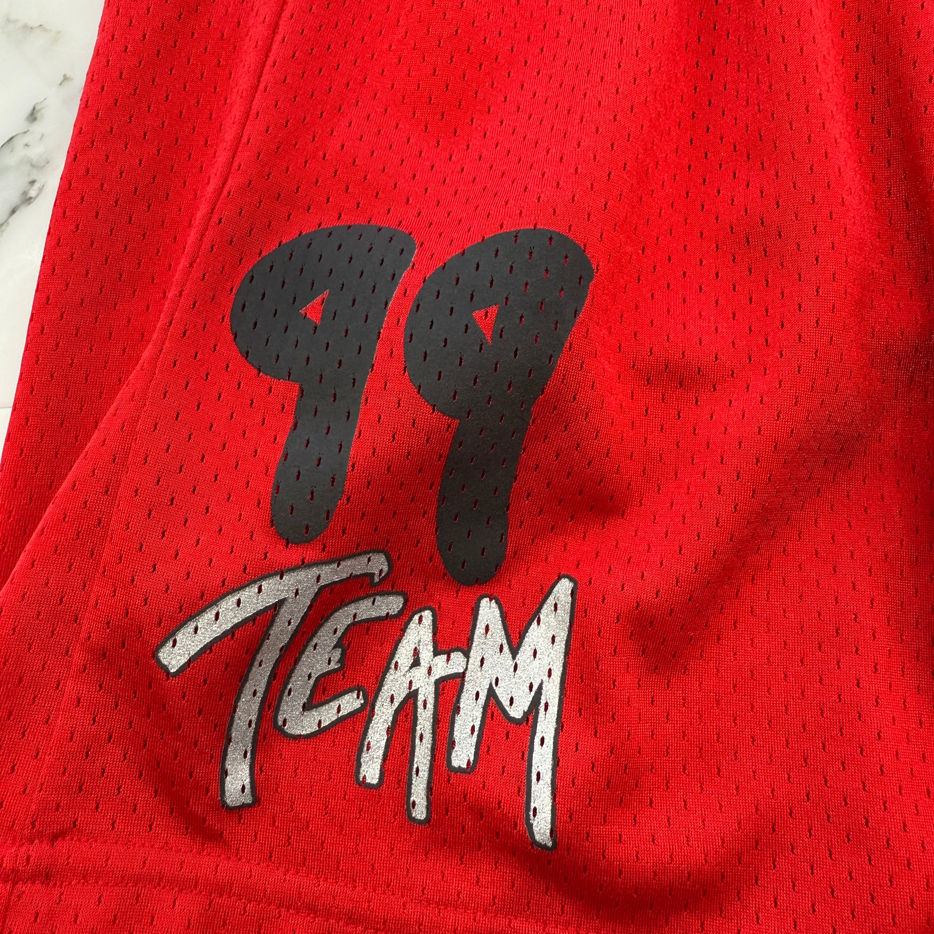 CHROME HEARTS × MATTY BOY "TEAM" Mesh Varsity Shorts Size L クロムハーツ × マッティボーイ チームメッシュバーシティ ショートパンツ サイズL