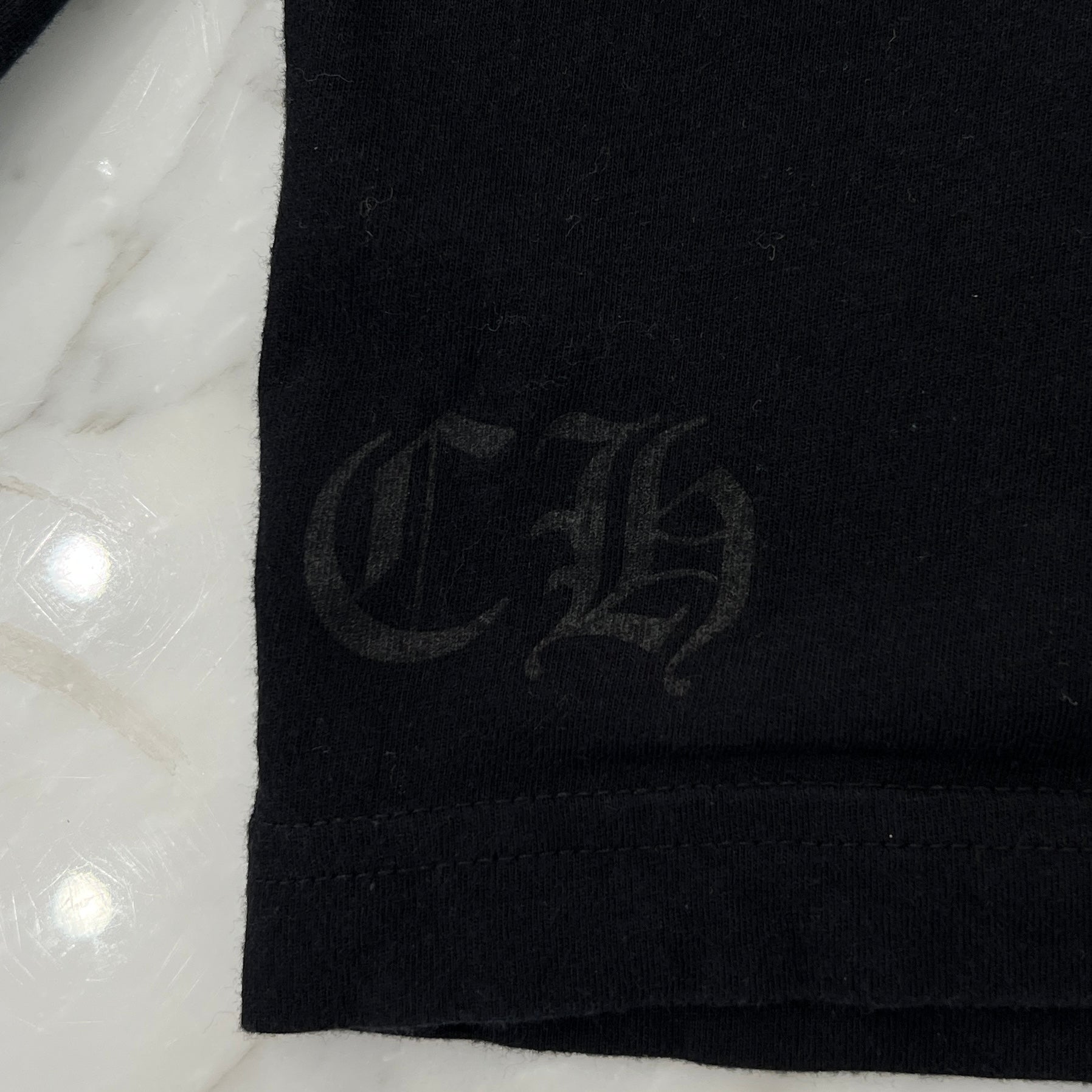 CHROME HEARTS Vertical Logo Long Sleeve Tee Size M クロムハーツ ヴァーティカルロゴ ロングスリーブ Tシャツ サイズM