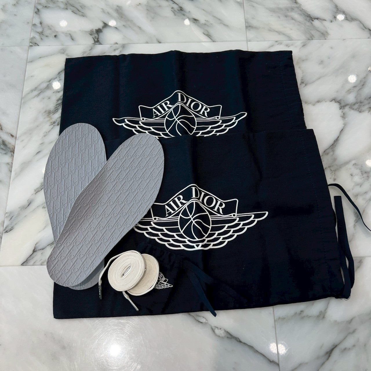 DIOR×NIKE 2020SS AIR JORDAN 1 LOW OG "AIR DIOR" Sneakers CN8608 002 Size 40.5（25.5cm）