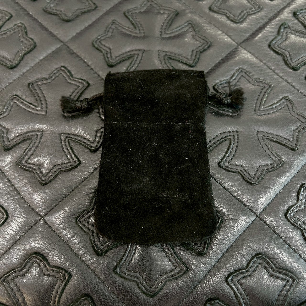 CHROME HEARTS 18KWG Baby Classic Dagger Ring Pave Blue Sapphire Size 16.5号 クロムハーツ 18KWG ベイビークラシック ダガーリング パヴェブルーサファイア サイズ16.5号