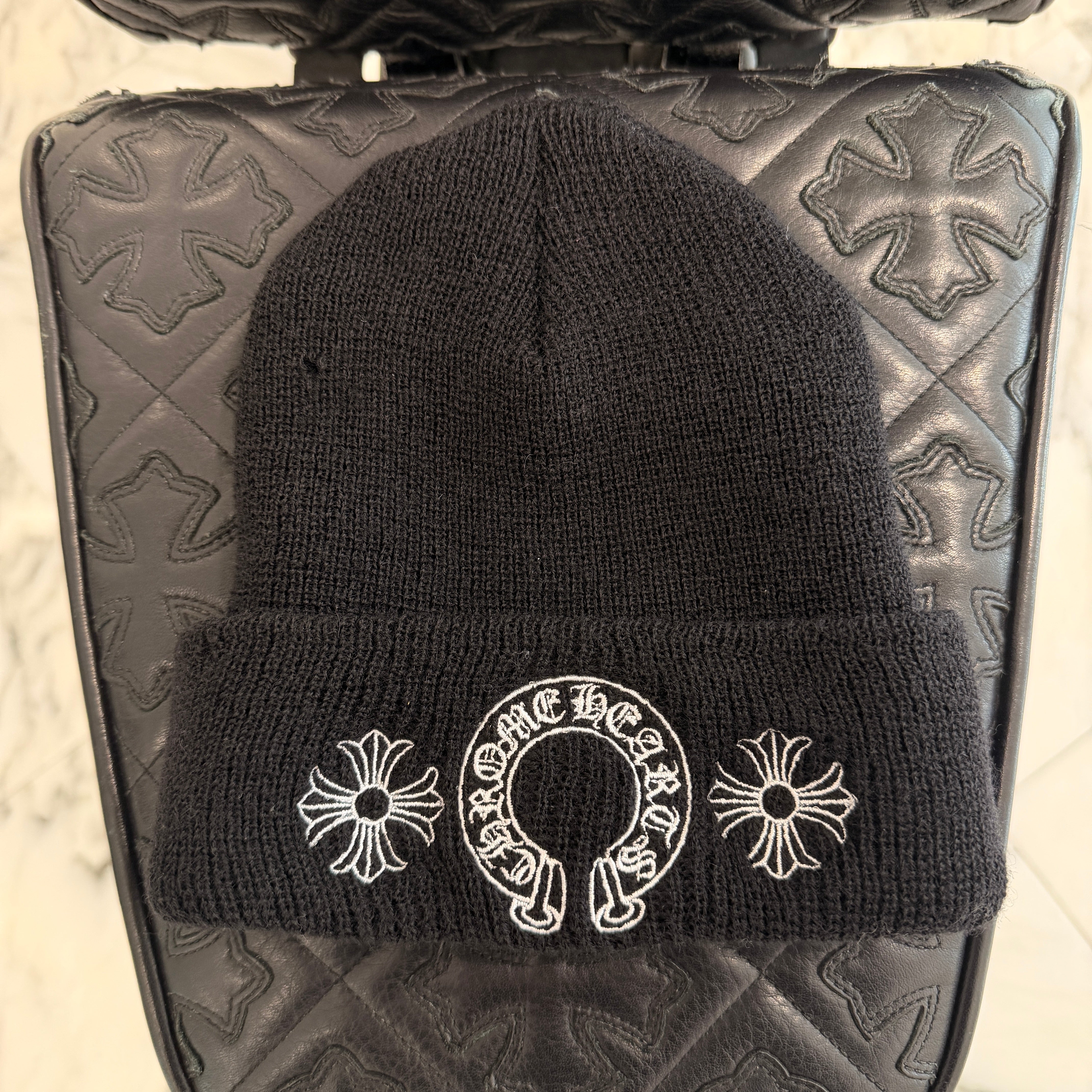CHROME HEARTS CH Plus Horseshoe Wool Beanie Size ONE SIZE クロムハーツ CHプラス ホースシュー ウールビーニー サイズONE SIZE