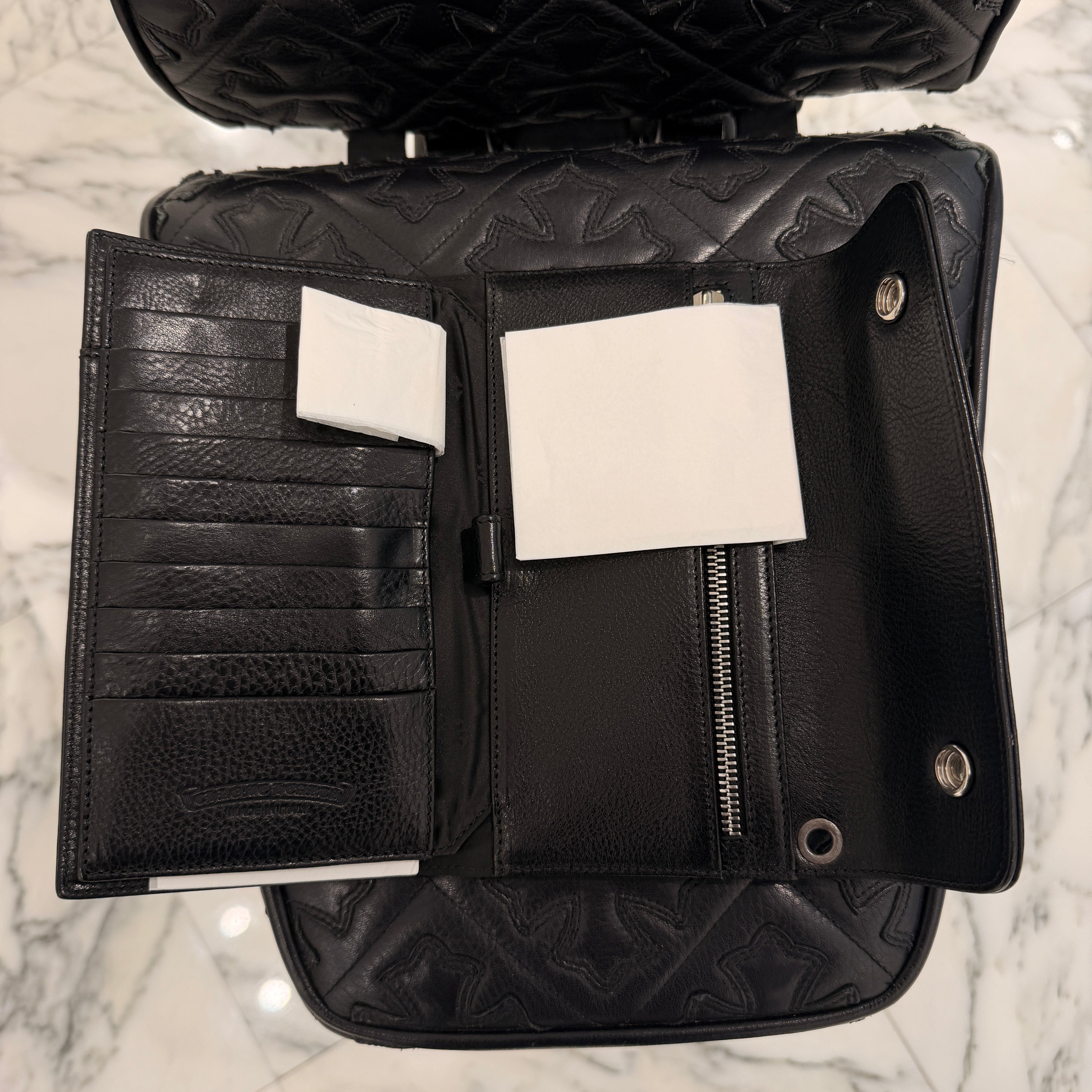 CHROME HEARTS Wave Cross Ball Wallet クロムハーツ ウェーブクロスボール ウォレット