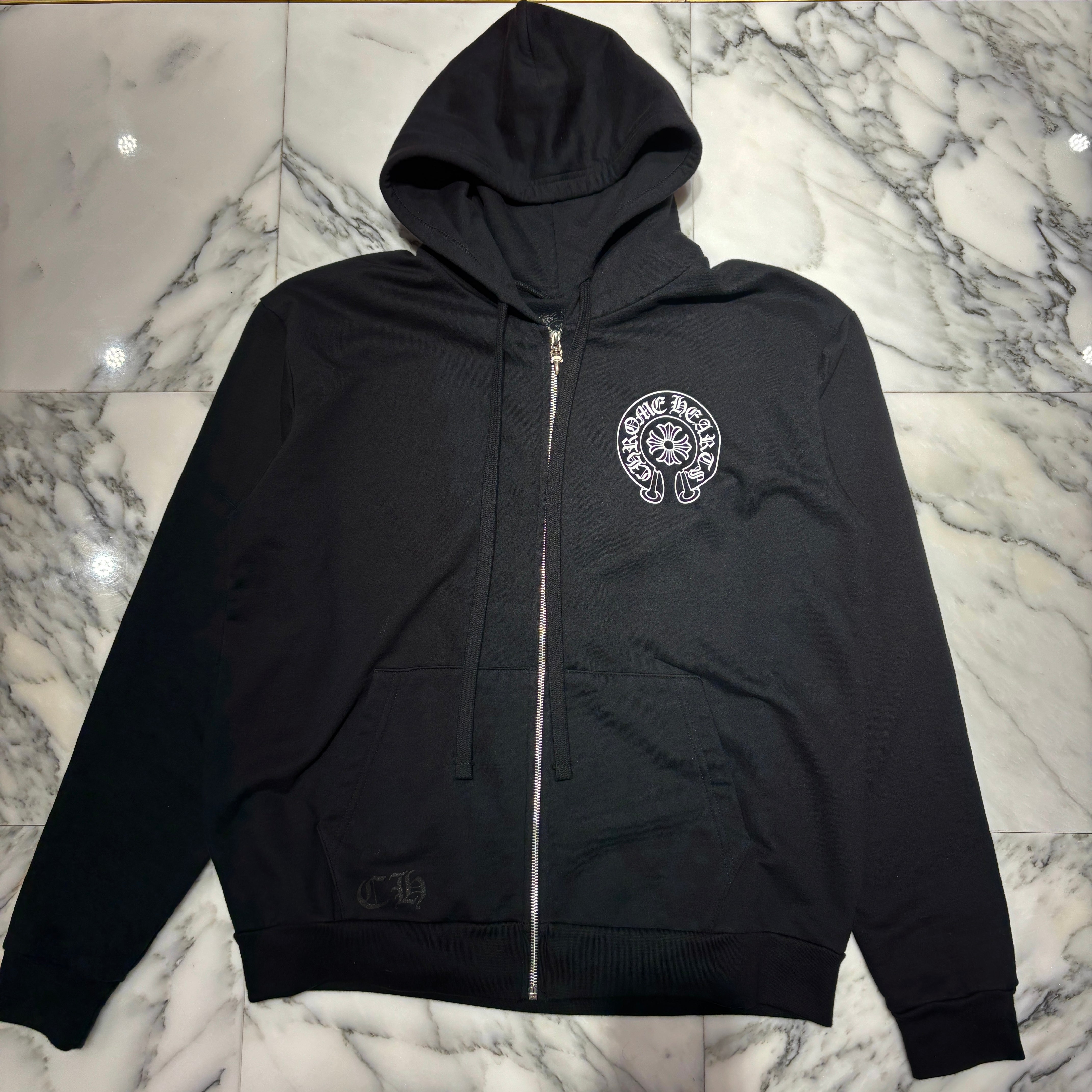 CHROME HEARTS Beijing Limited Horseshoe Zip Up Hoodie Size M クロムハーツ 北京限定 ホースシュー ジップアップフーディ サイズM