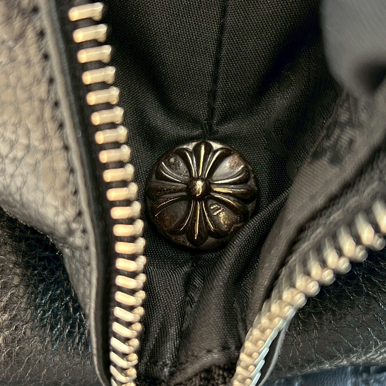 CHROME HEARTS Large Cross MONICA Leather Hand Bag クロムハーツ ラージクロス モニカ レザーハンドバッグ