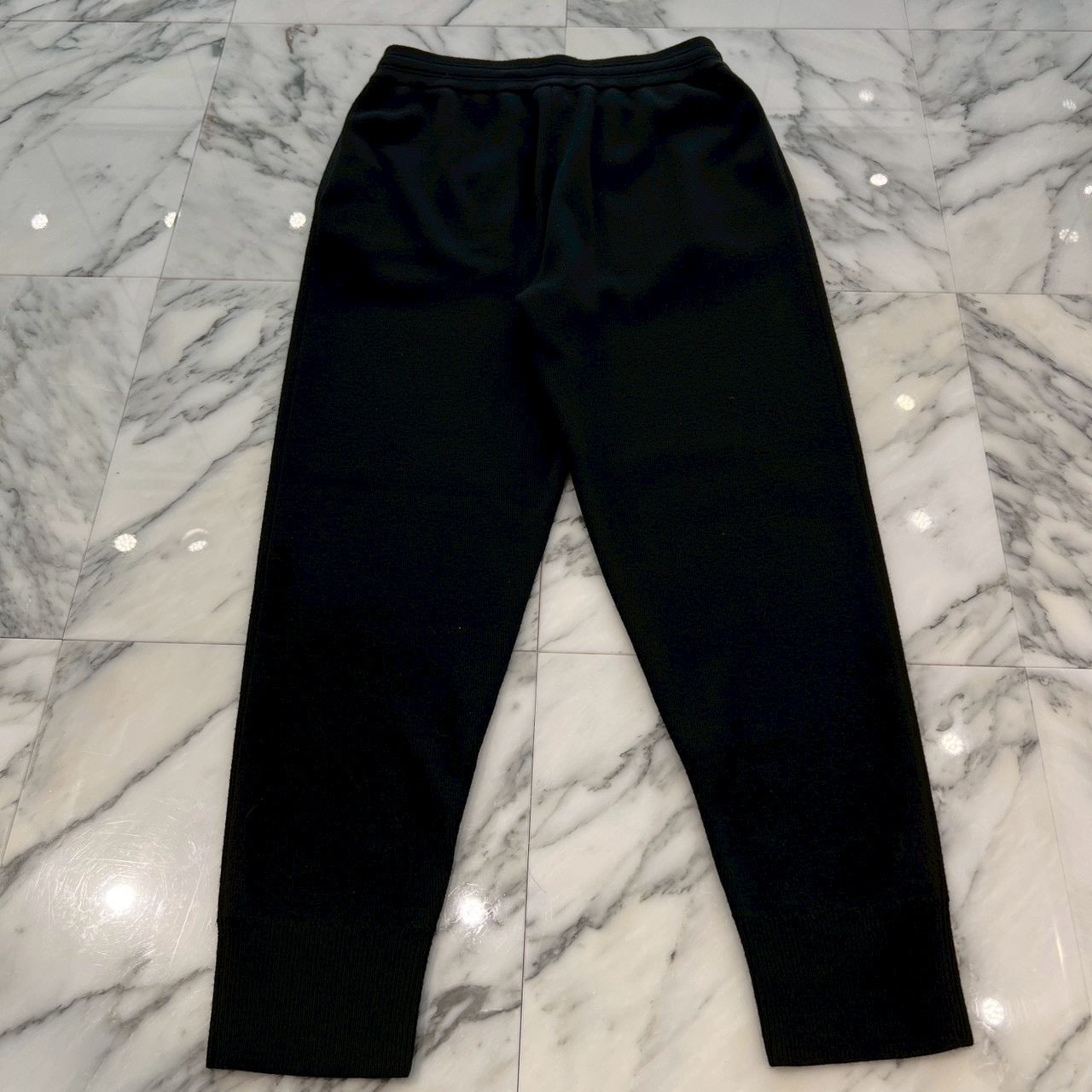 BURBERRY Rubber Logo Patch Wool Long Pants 8023524 Size L バーバリー ラバーロゴパッチ ウール ロングパンツ サイズL