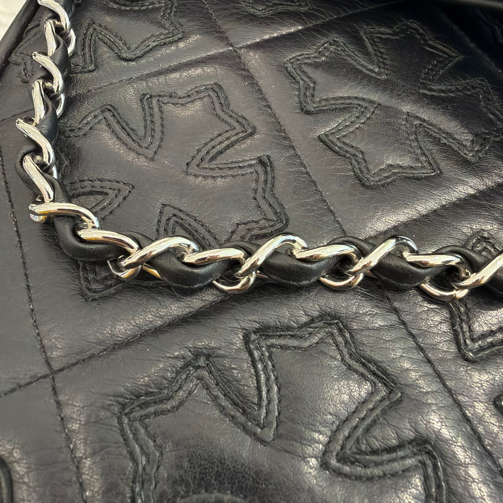 CHANEL Coco Mark Hobo Tweed Calfskin 2way Shoulder Bag シャネル ココマーク ホーボー ツイード カーフスキン 2WAY ショルダーバッグ