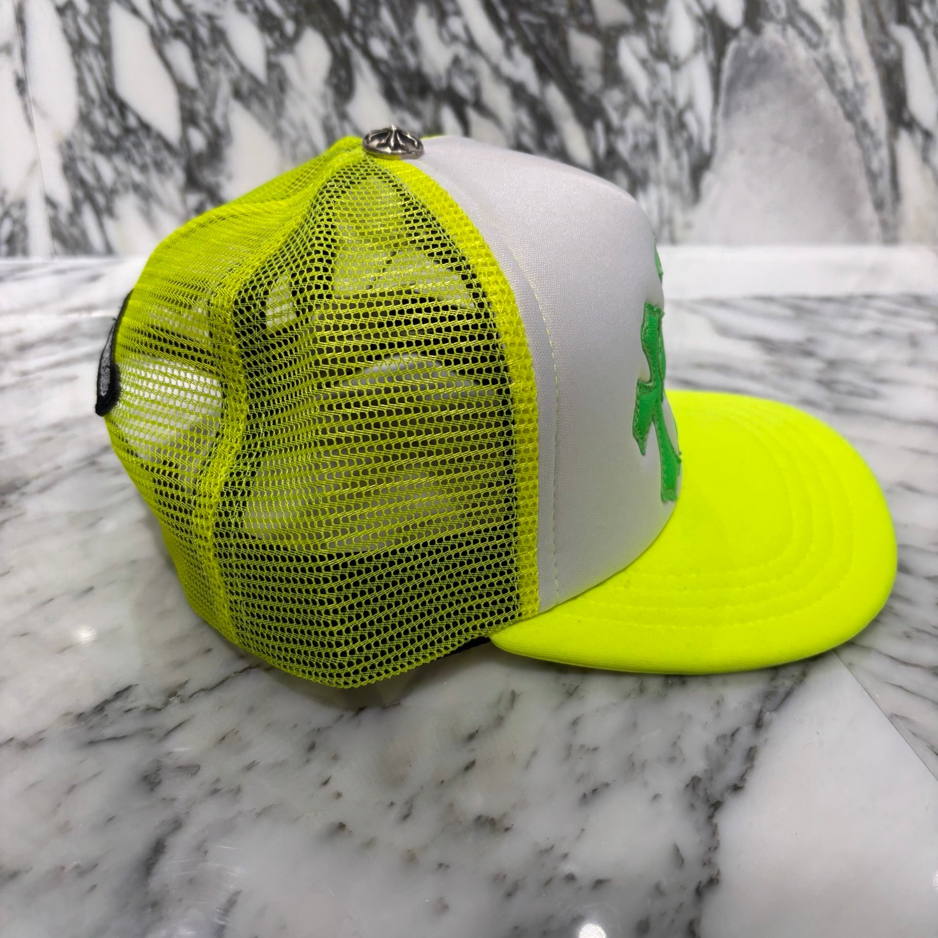 CHROME HEARTS Triple Cross Patch Trucker Cap ONE SIZE（53-60