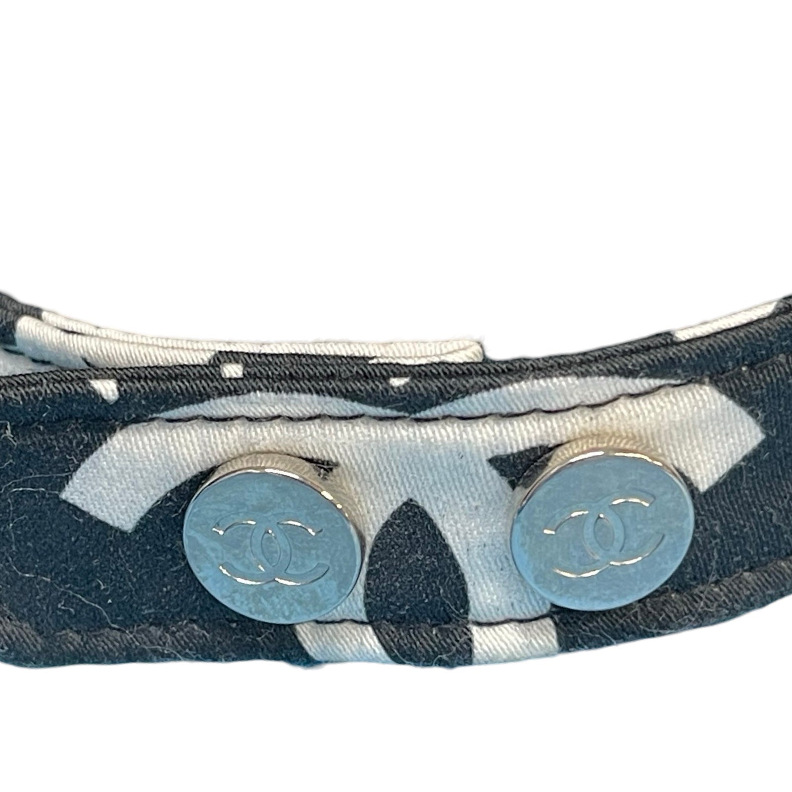 CHANEL 2022SS CC Print Coco Mark Badge Baseball Cap Size ONE SIZE