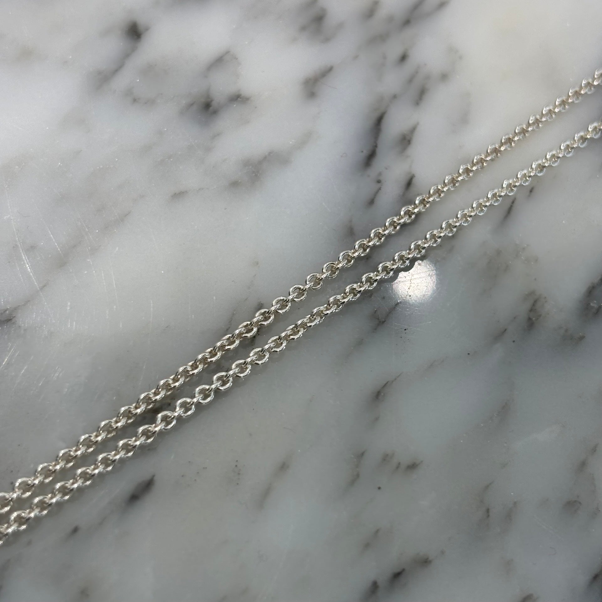 HERMES Chaine d'Ancre Amulet Silver Necklace エルメス