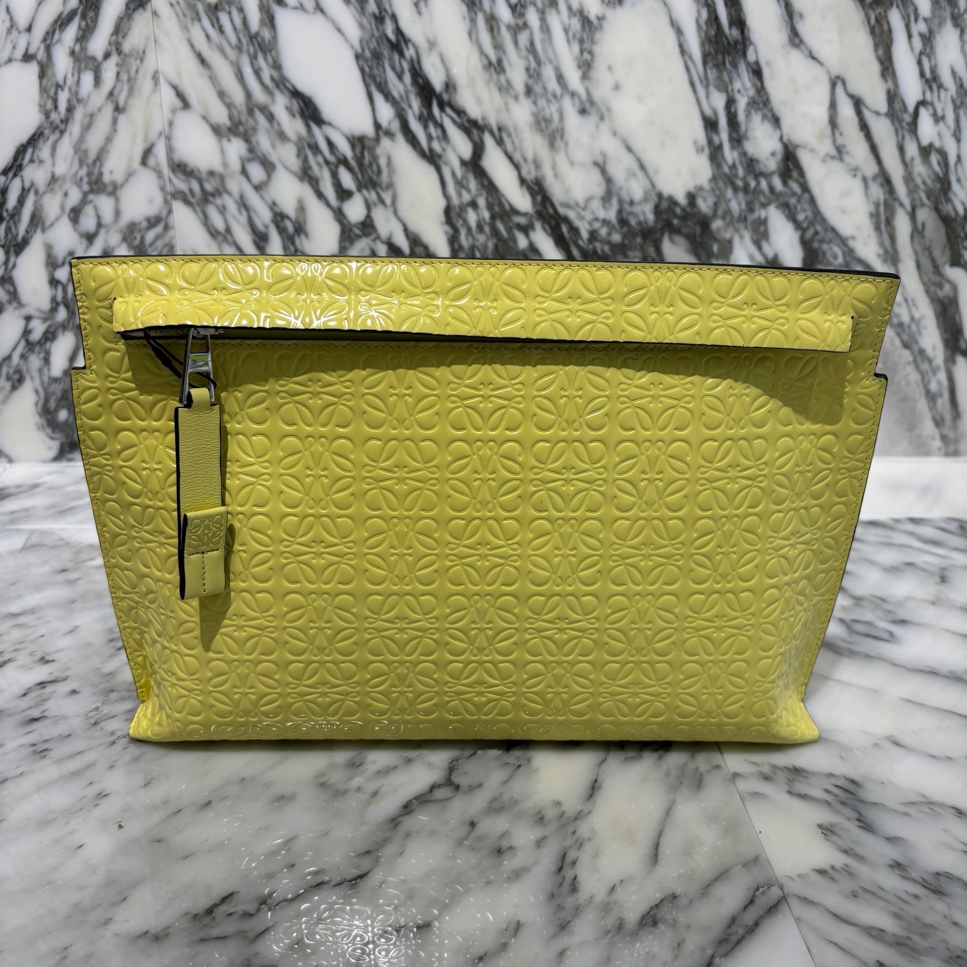 LOEWE 2023SS T Pouch Repeat Anagram Clutch Bag 109.10GW05 ロエベ Tポーチ リピートアナグラム クラッチバッグ