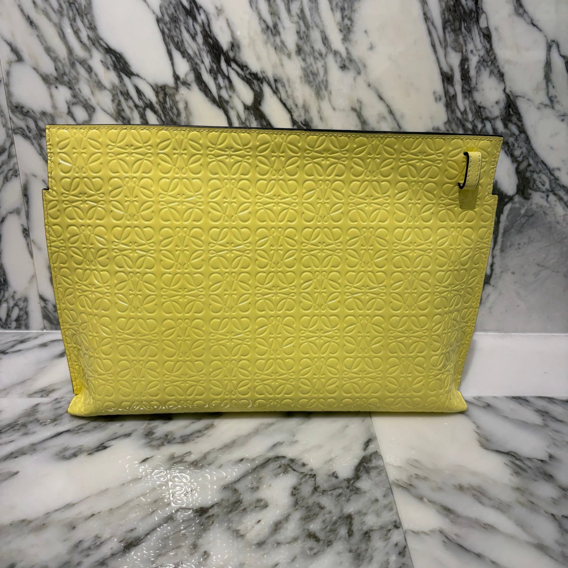 LOEWE 2023SS T Pouch Repeat Anagram Clutch Bag 109.10GW05 ロエベ Tポーチ リピートアナグラム クラッチバッグ