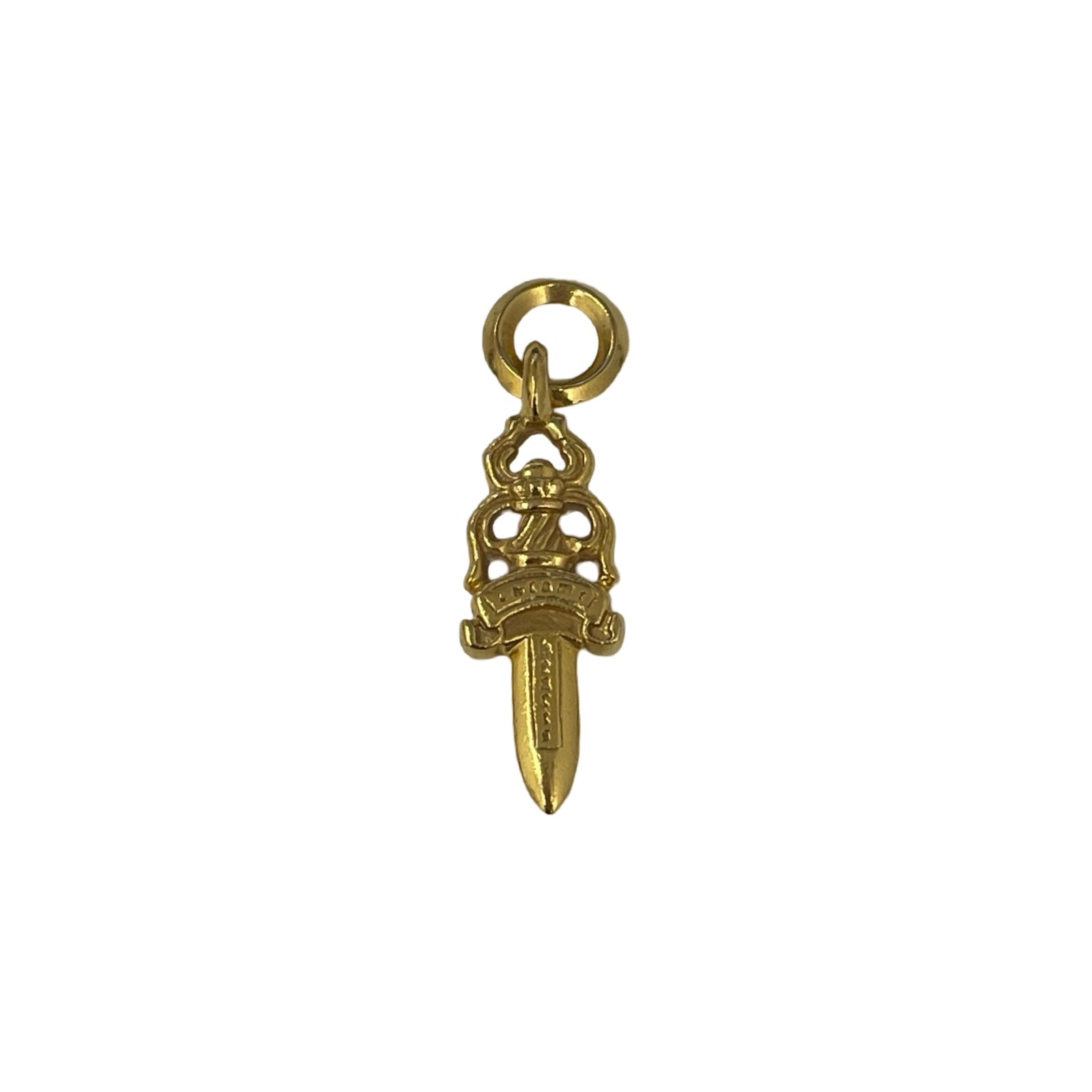 CHROME HEARTS 22K Charm #5 Dagger Pendent Top