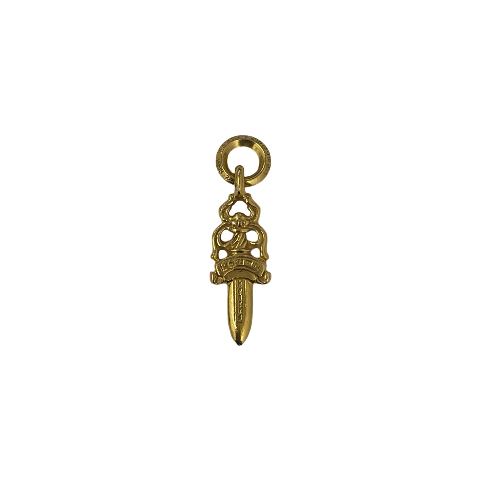 CHROME HEARTS 22K Charm #5 Dagger Pendent Top