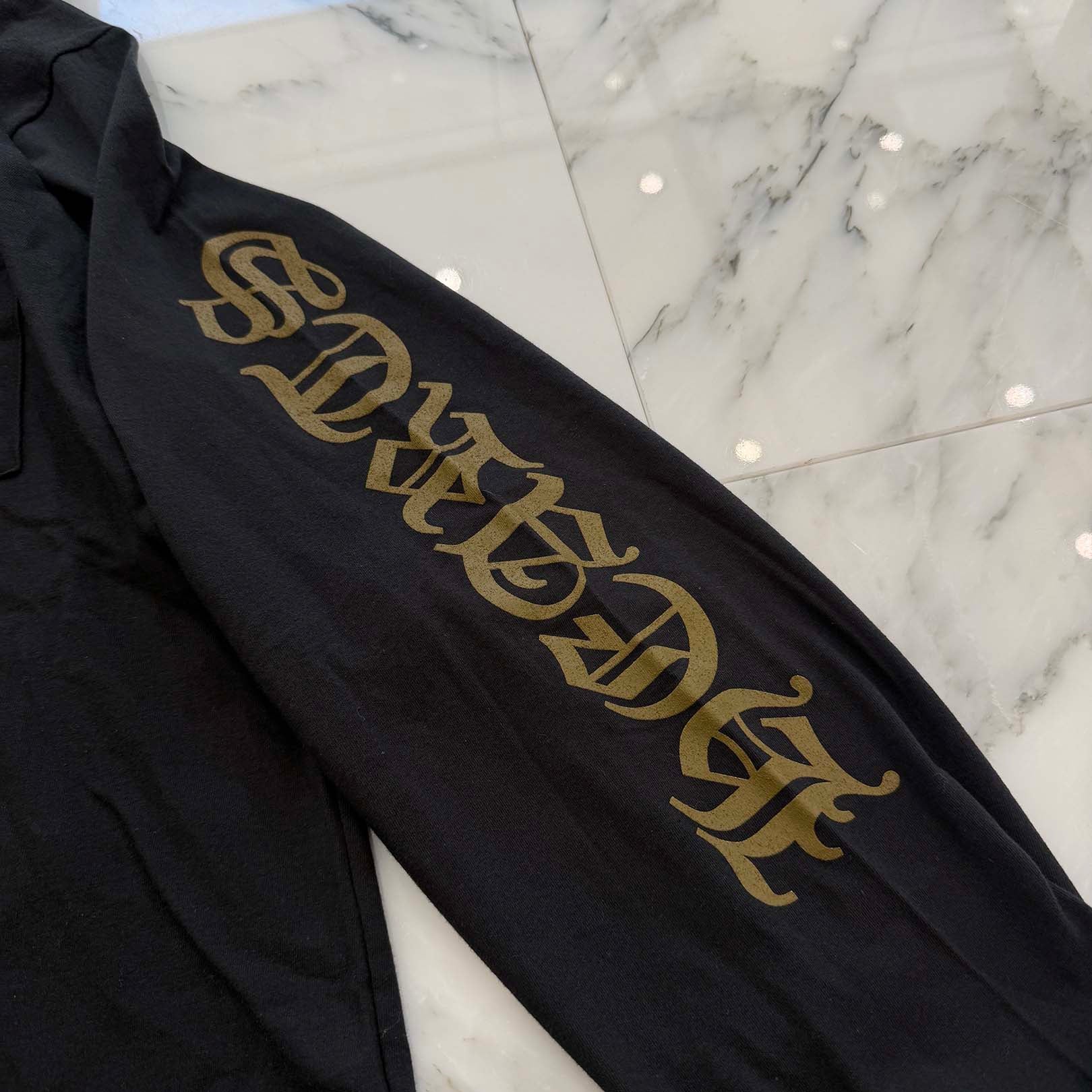 CHROME HEARTS 2026SS Old English Gold Neck Logo Long Sleeve Tee Size M クロムハーツ オールドイングリッシュ ゴールド ネックロゴ ロングスリーブTシャツ サイズM