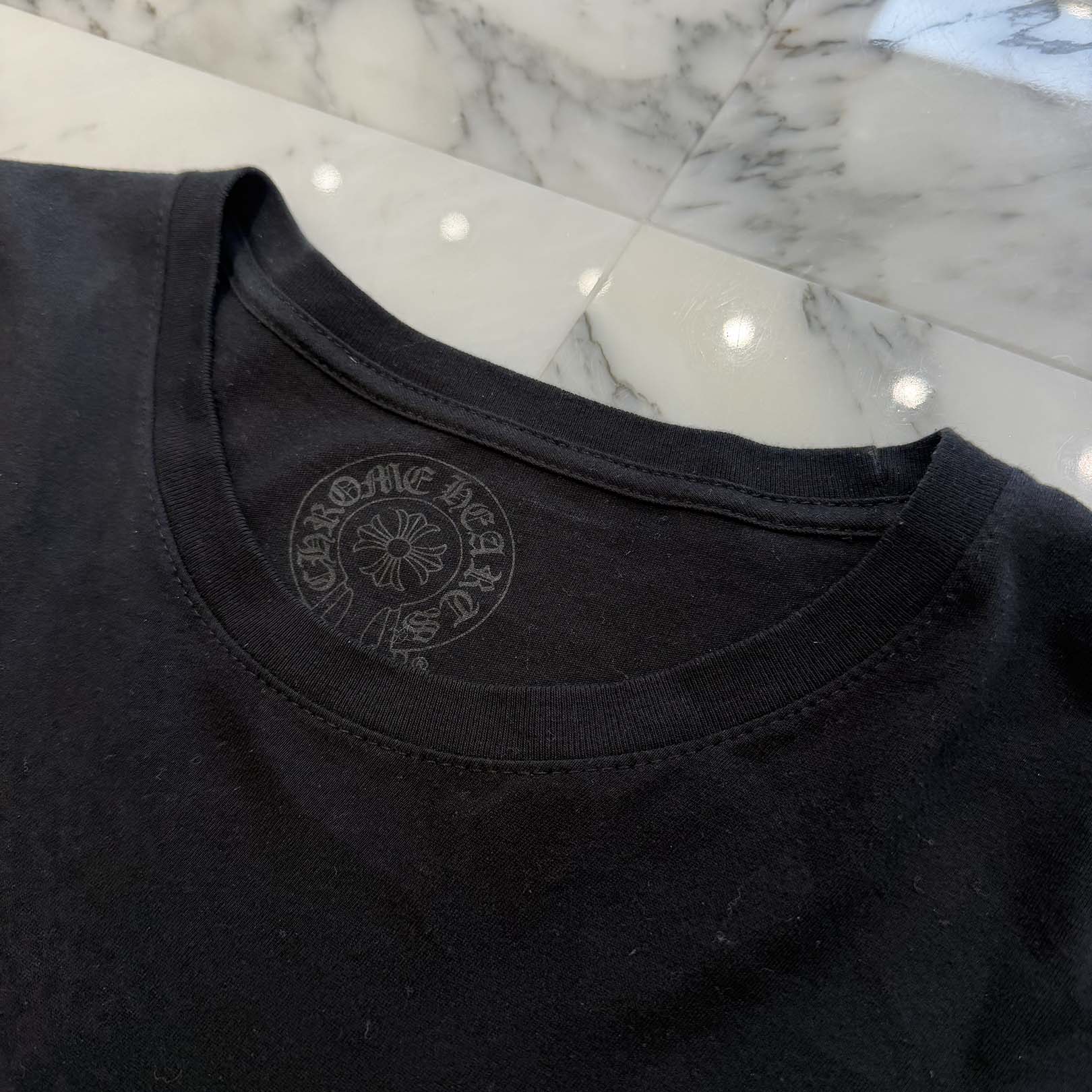 CHROME HEARTS Made In Hollywood Red CH Plus Long Sleeve Tee Size L クロムハーツ メイドインハリウッド CHプラス ロングスリーブTシャツ サイズL