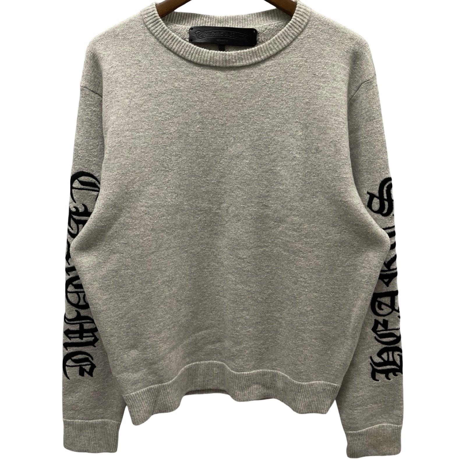 CHROME HEARTS Y NOT SLO RIDE Cashmere Knit Sweater Size M