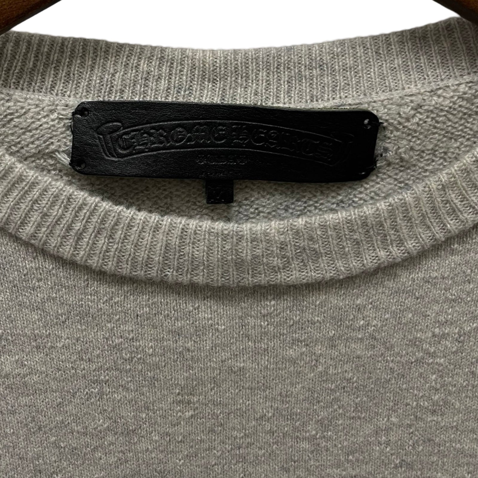 CHROME HEARTS Y NOT SLO RIDE Cashmere Knit Sweater Size M