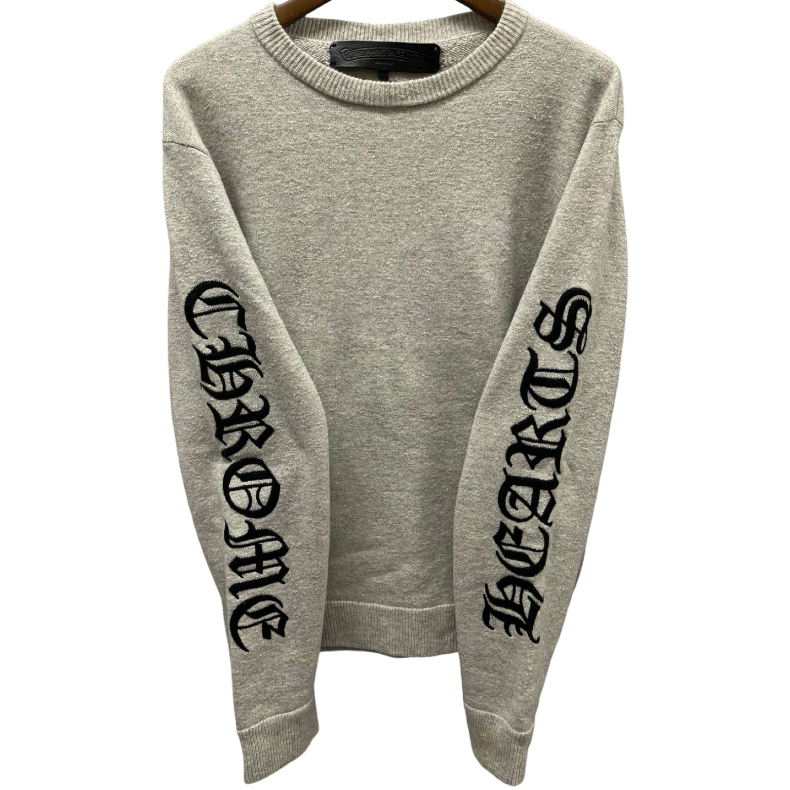 CHROME HEARTS Y NOT SLO RIDE Cashmere Knit Sweater Size M