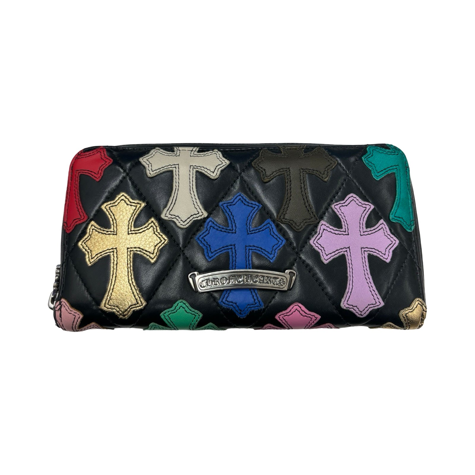 CHROME HEARTS Cemetery Multi Cross Patch Wallet