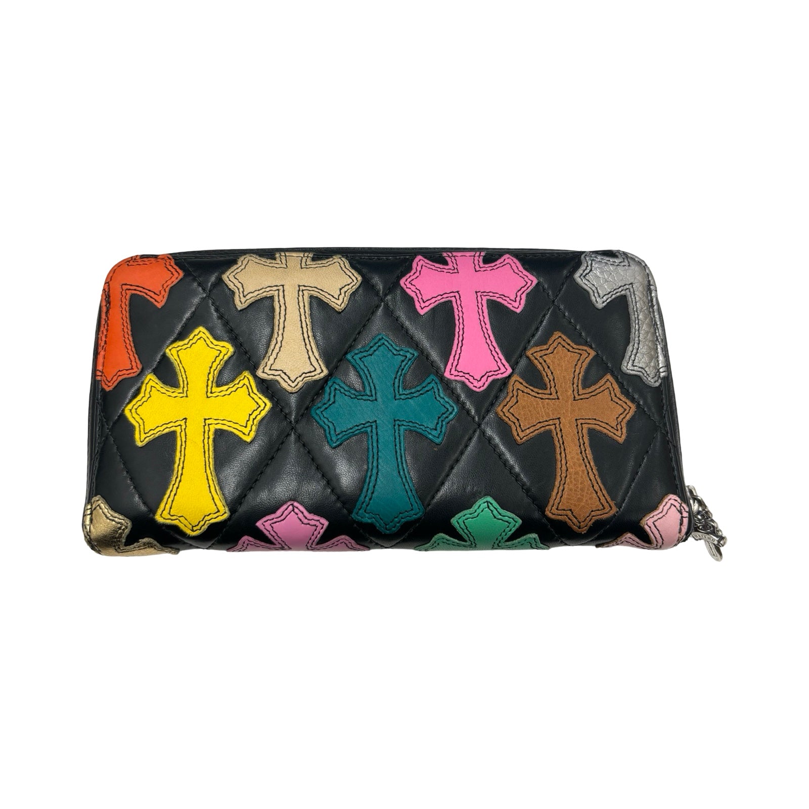 CHROME HEARTS Cemetery Multi Cross Patch Wallet