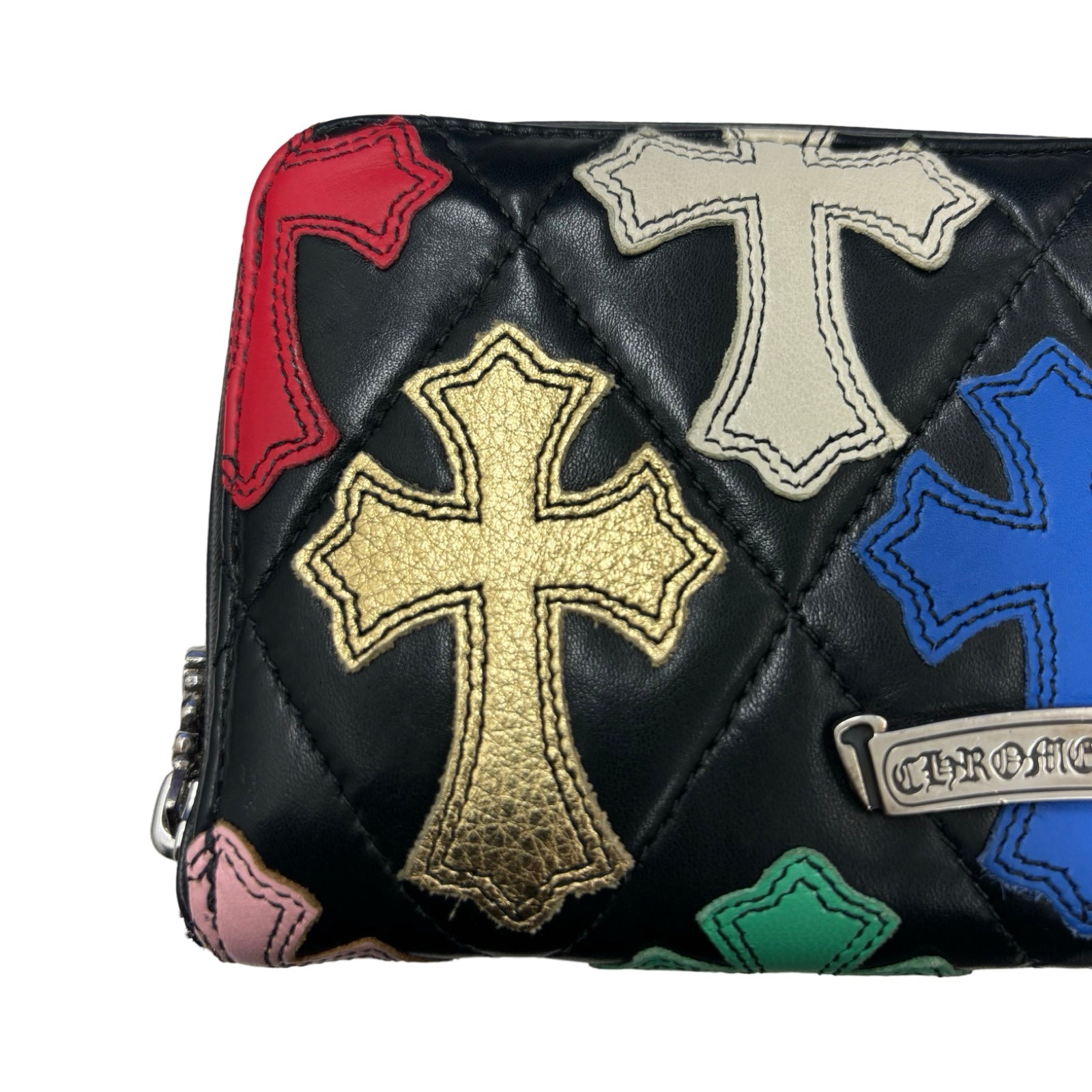CHROME HEARTS Cemetery Multi Cross Patch Wallet
