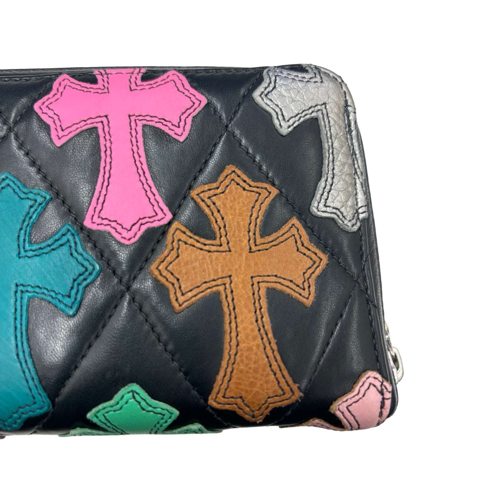 CHROME HEARTS Cemetery Multi Cross Patch Wallet