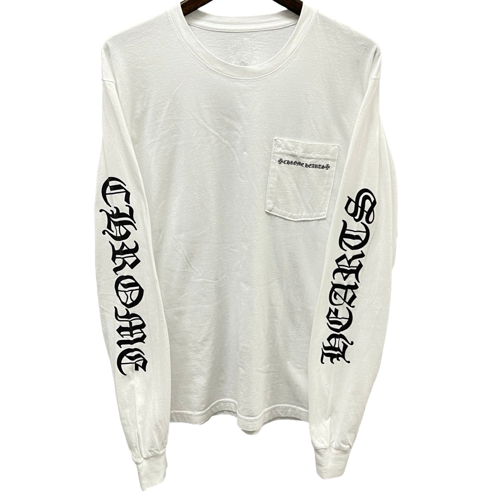 CHROME HEARTS Tire Track Long Sleeve Tee Size L