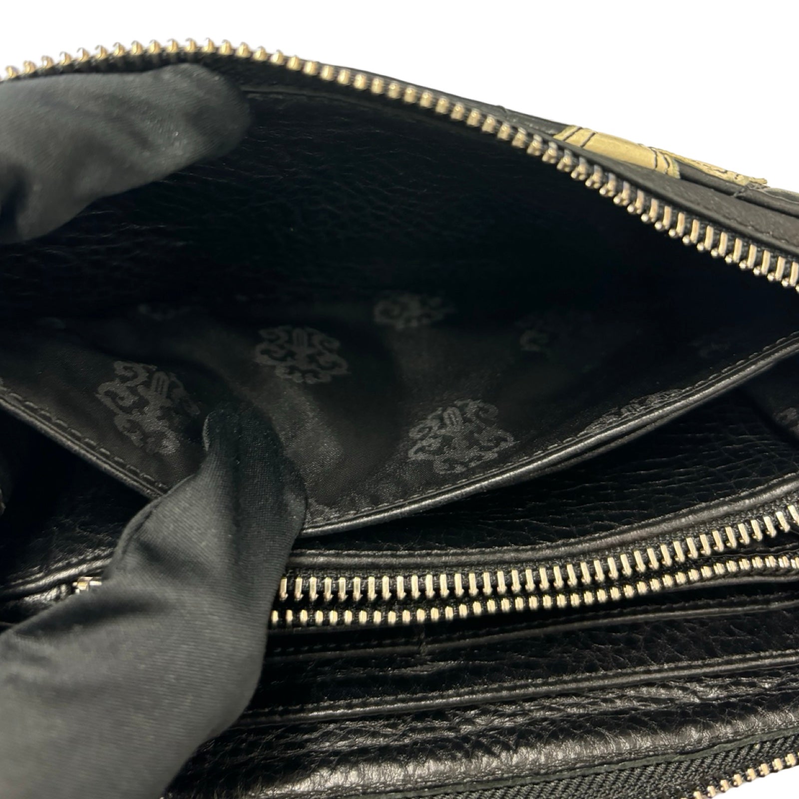 CHROME HEARTS Cemetery Multi Cross Patch Wallet