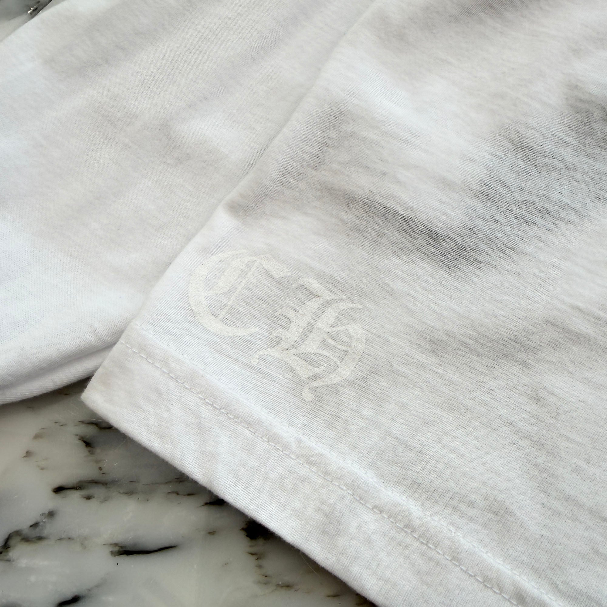 CHROME HEARTS Old English Neck Logo Neon Yellow L/S Tee Size XL クロムハーツ オールドイングリッシュネックロゴネオンイエローロングスリーブTシャツ サイズXL