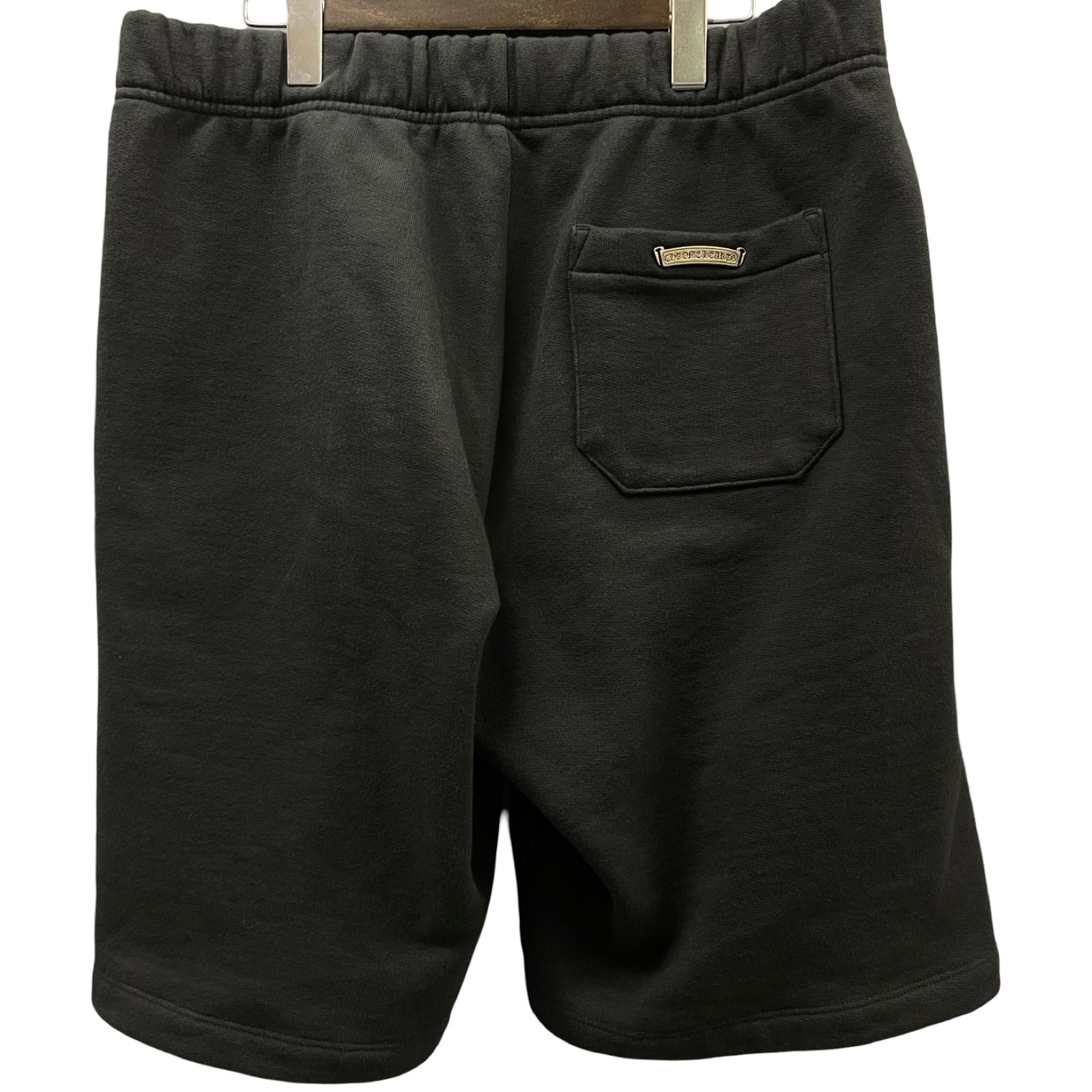 CHROME HEARTS Y NOT 3 Cemetery Cross Patch Sweat Shorts Size L