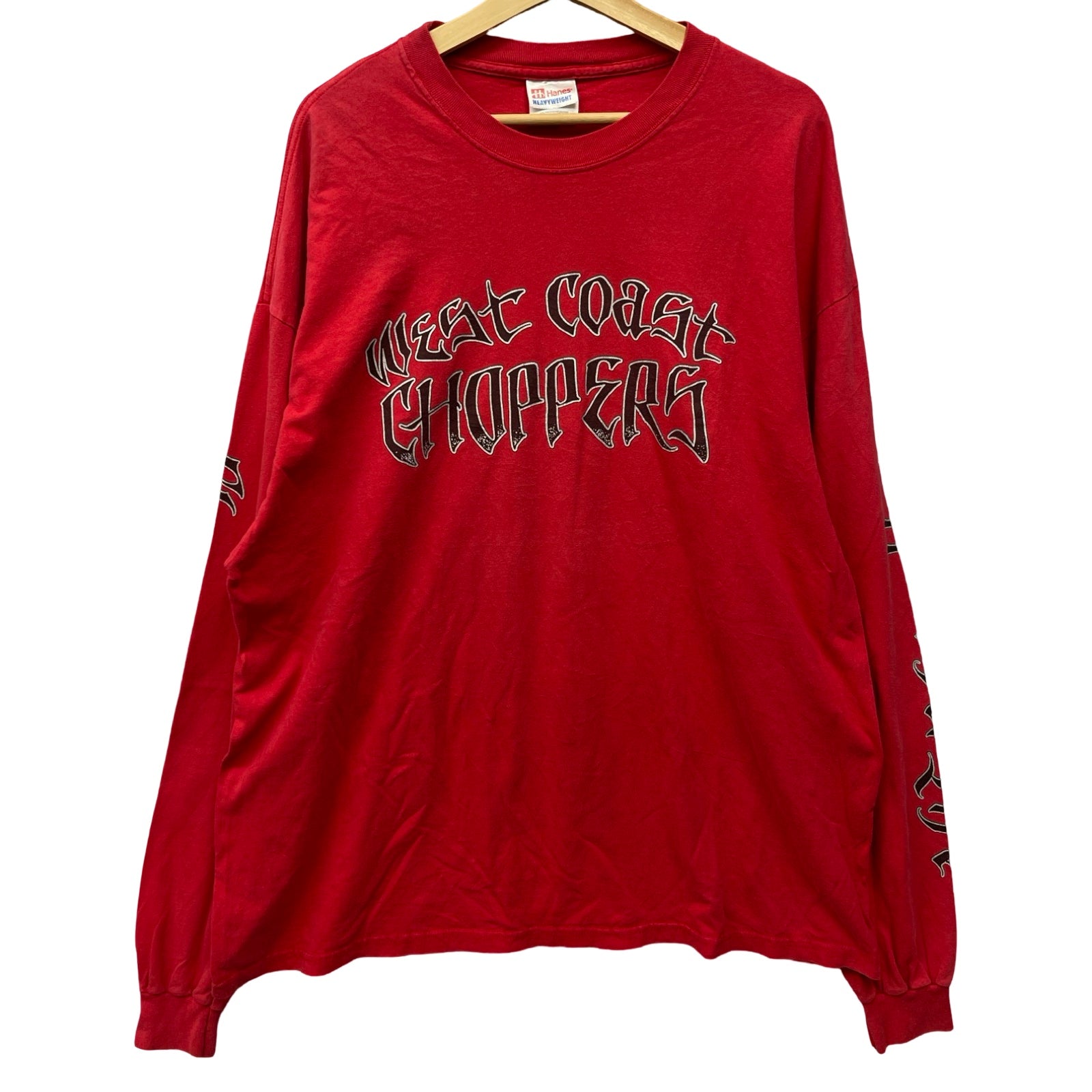 Vintage 00's WEST COAST CHOPPERS "CORSS LOGO" L/S Tee Size XXL