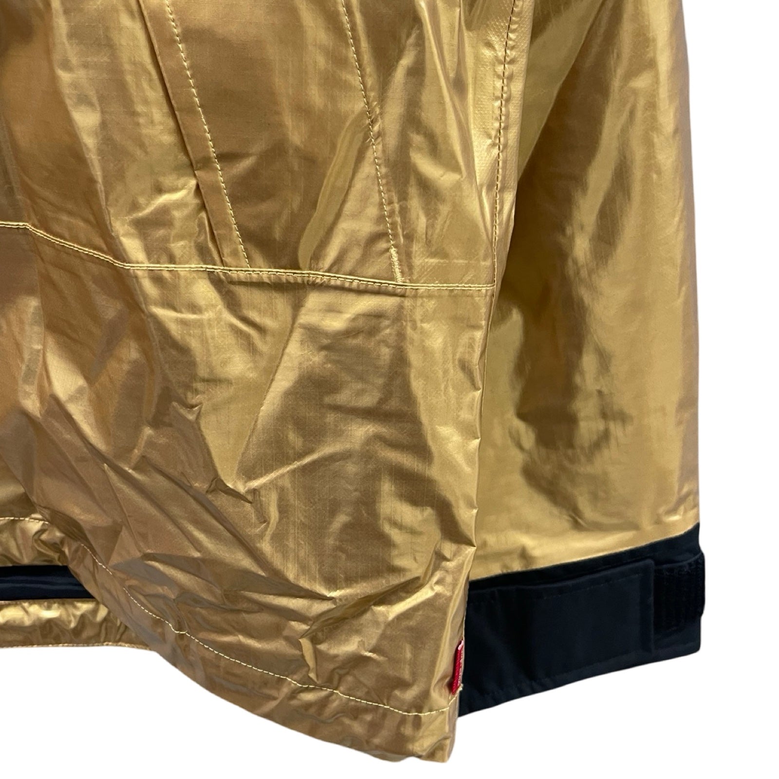 Supreme × THE NORTH FACE 2018SS Metallic Mountain Parka Gold Size S