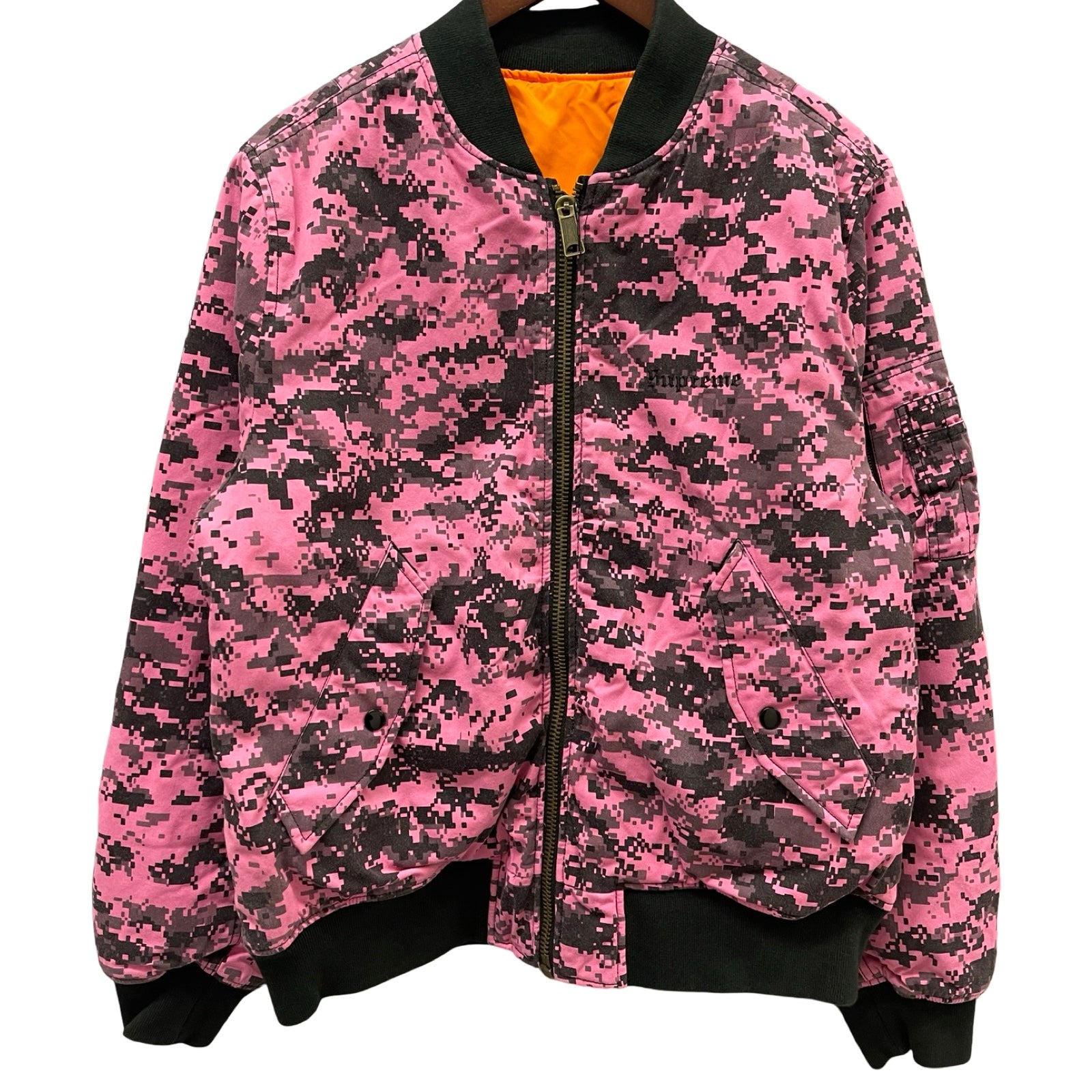 Supreme 2017AW Digi Camo MA-1 Bomber Jacket Size M