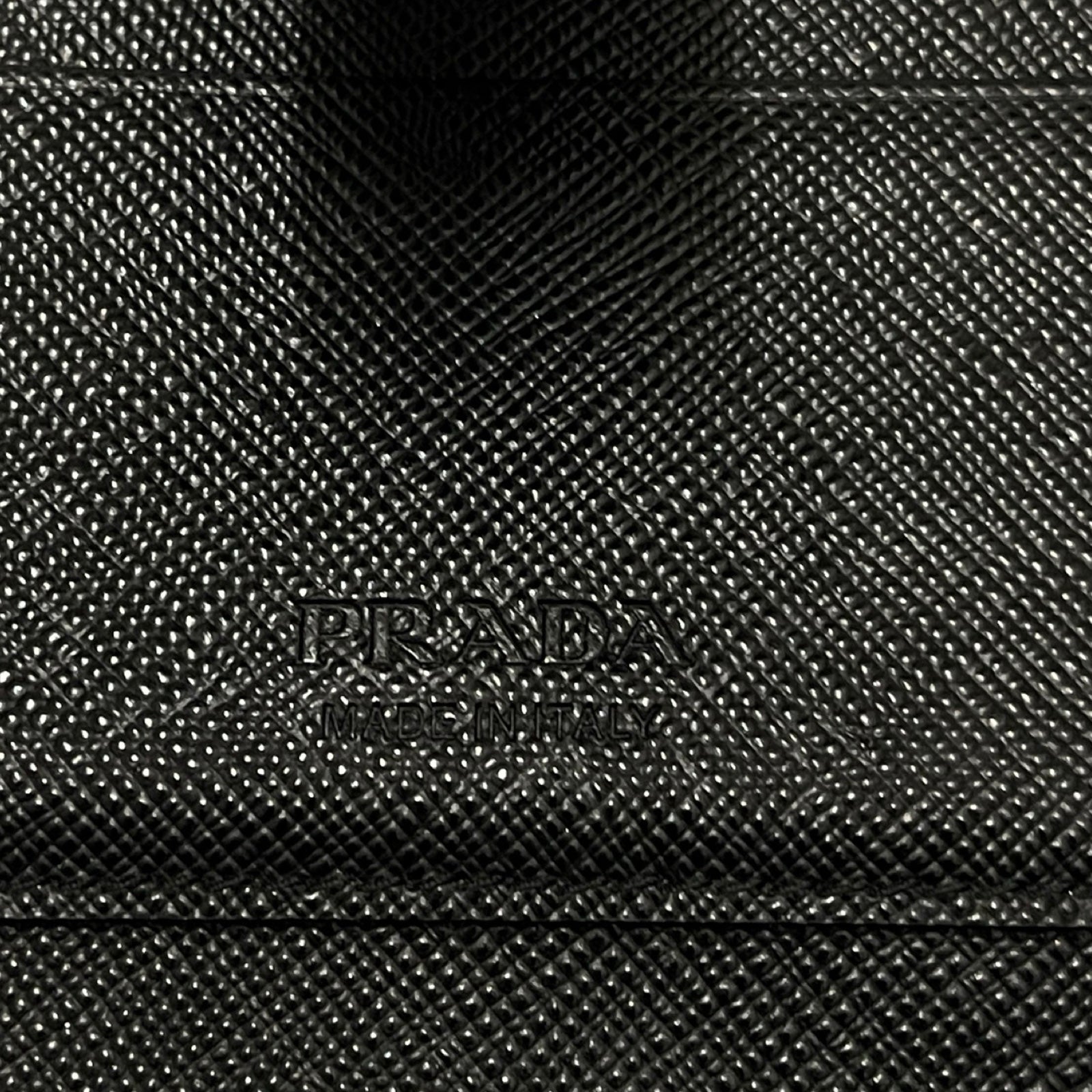 PRADA Saffiano Triangle Card Holder 2MC066_QHH_F0002