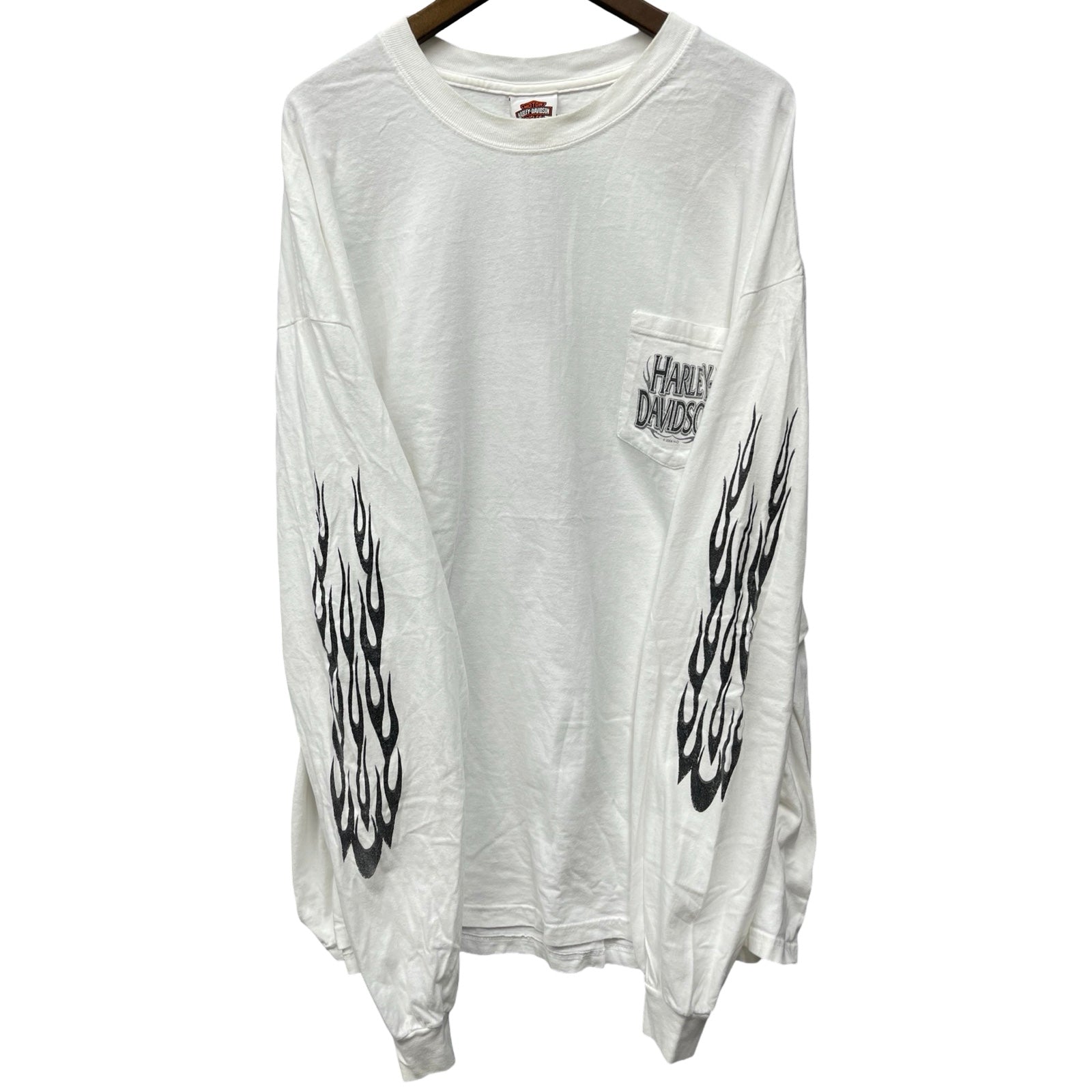 Vintage 00's Harley-Davidson "COWBOY of TEXAS" 2005 L/S Tee Size 3XL