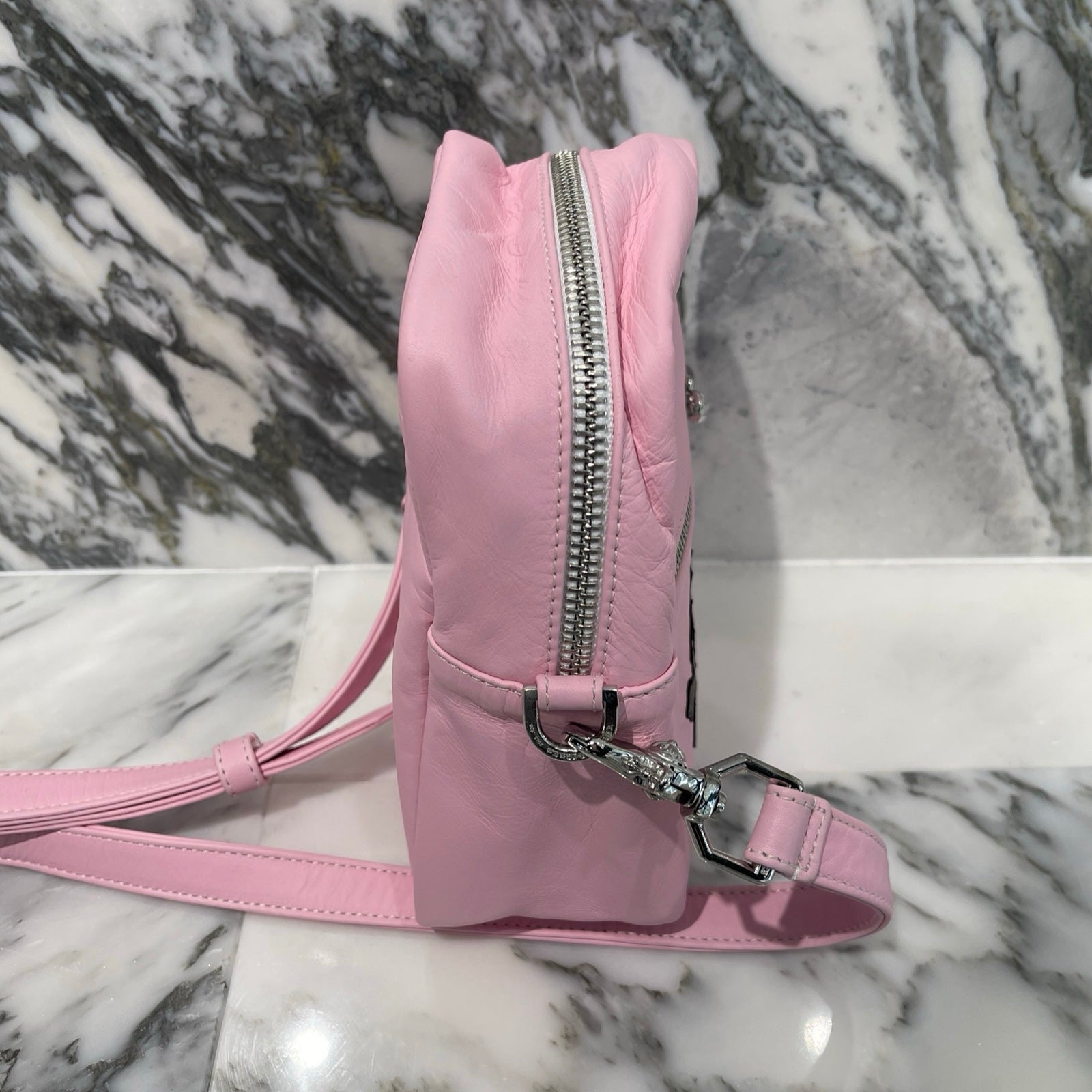 CHROME HEARTS TAKAMINI 3 Cemetery Cross Patch Leather Shoulder Bag クロムハーツ タカミニ 3セメタリークロスパッチ レザーショルダーバッグ