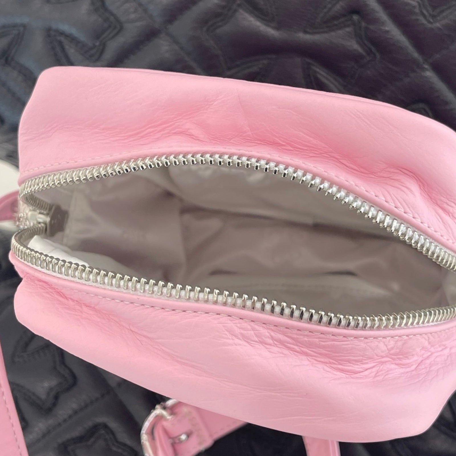 CHROME HEARTS TAKAMINI 3 Cemetery Cross Patch Leather Shoulder Bag クロムハーツ タカミニ 3セメタリークロスパッチ レザーショルダーバッグ