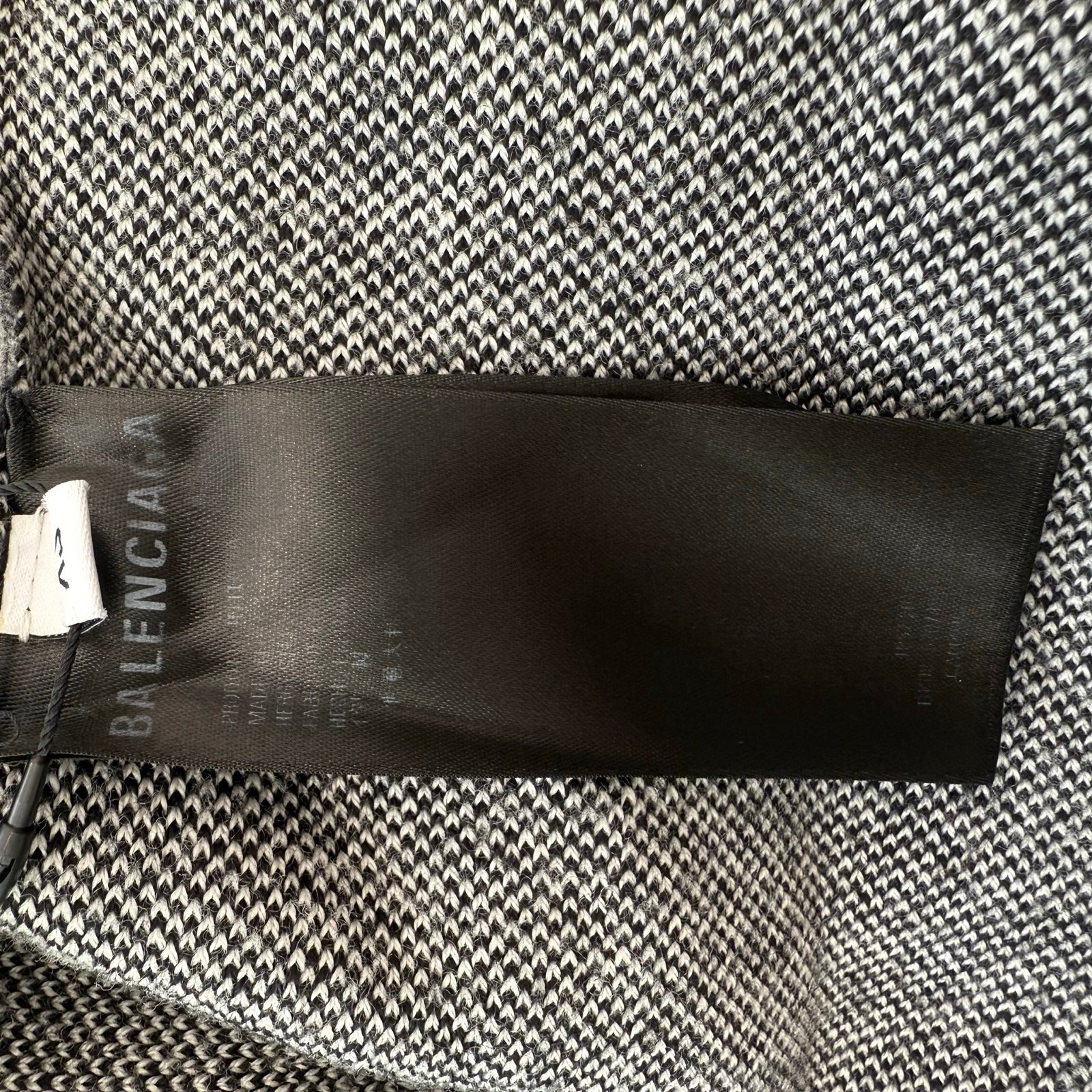 BALENCIAGA 2019SS Typography Oversized Knit Size XS バレンシアガ タイポグラフィ オーバーサイズニット サイズXS