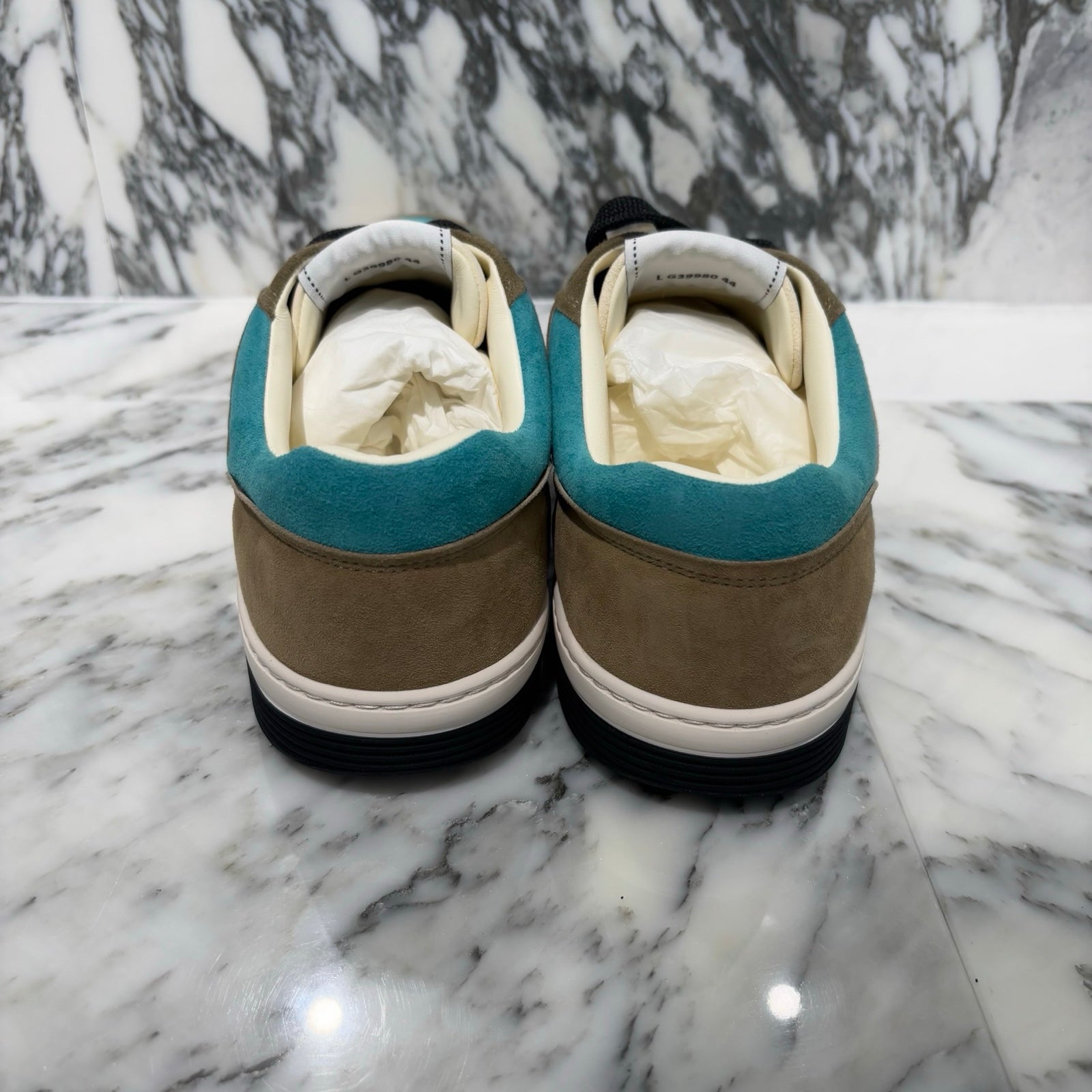 CHANEL 2024SS Coco Mark Embroidery Suede Sneakers L G39980 Size 44 シャネル ココマーク刺繍 スエード スニーカー サイズ44