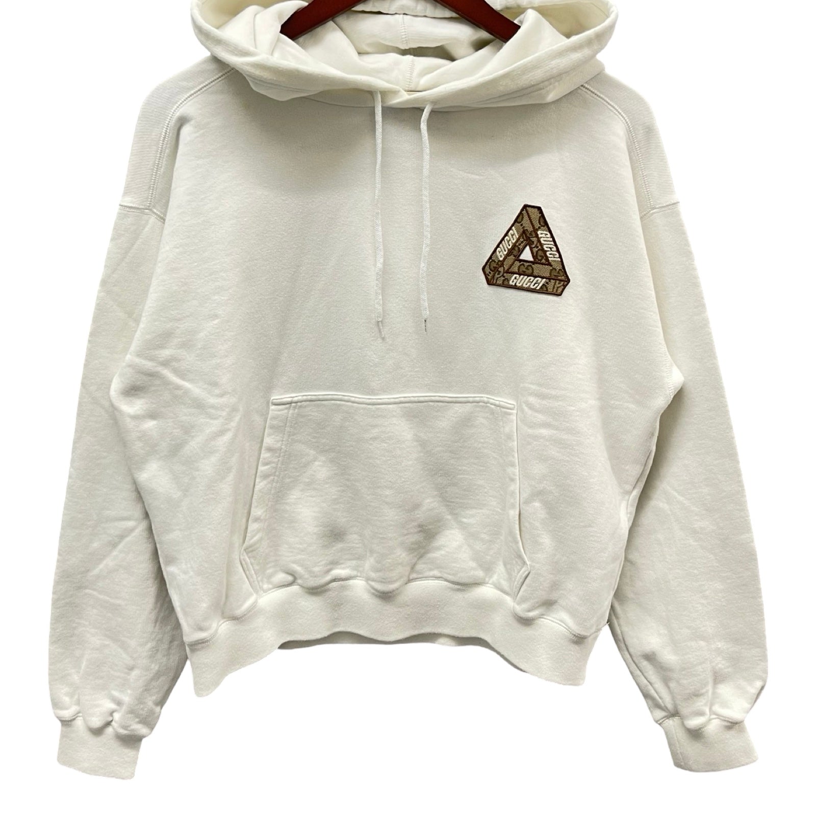 GUCCI × PALACE 2022AW Tri-Ferg GG Patch Hoodie 720348 XJE1A Size