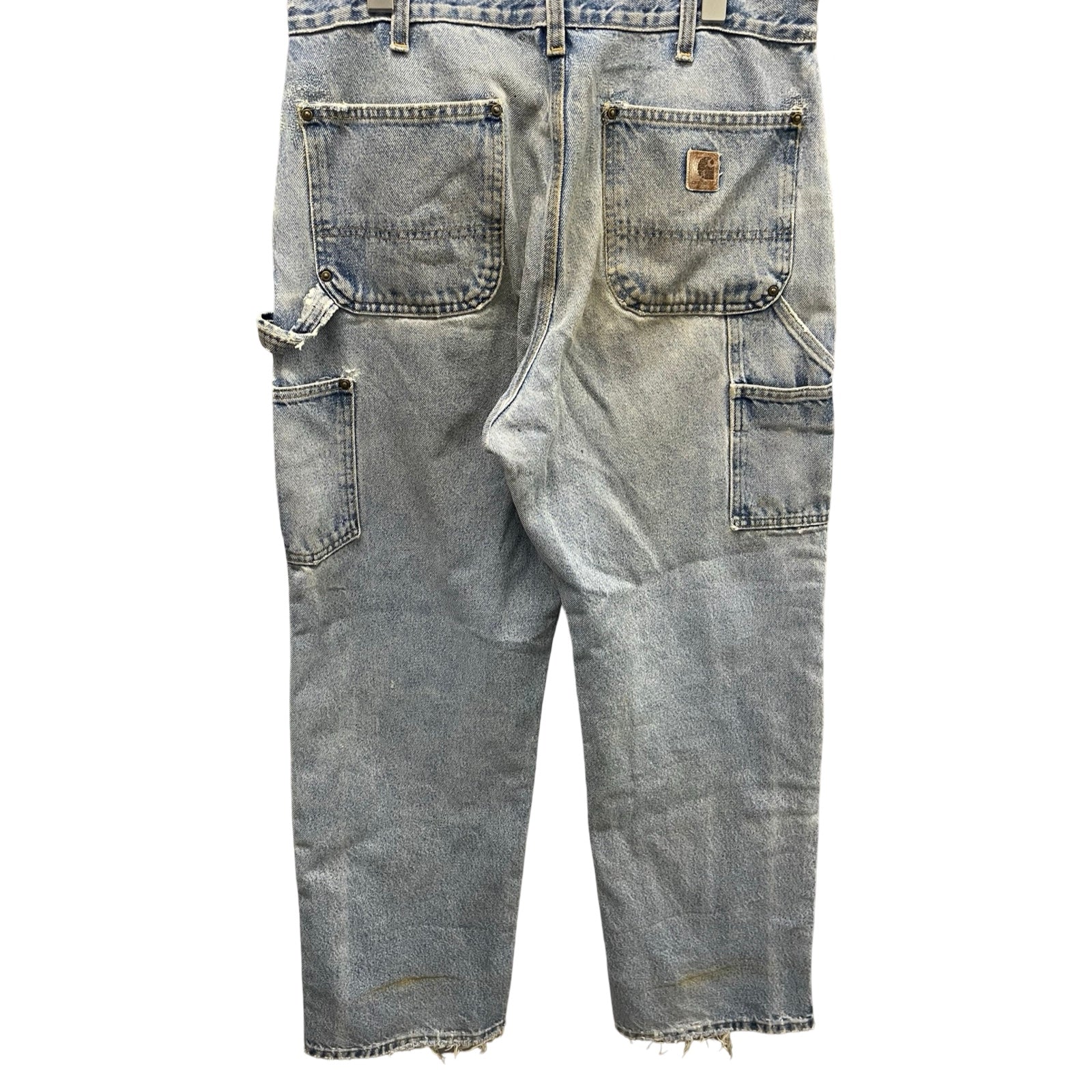 Carhartt Double Knee Denim Painter Pants Size 34×32