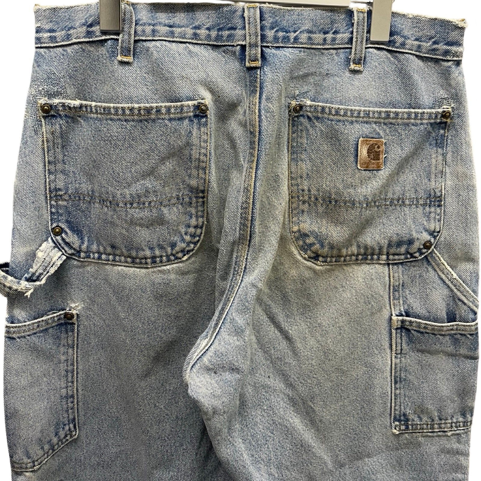 Carhartt Double Knee Denim Painter Pants Size 34×32